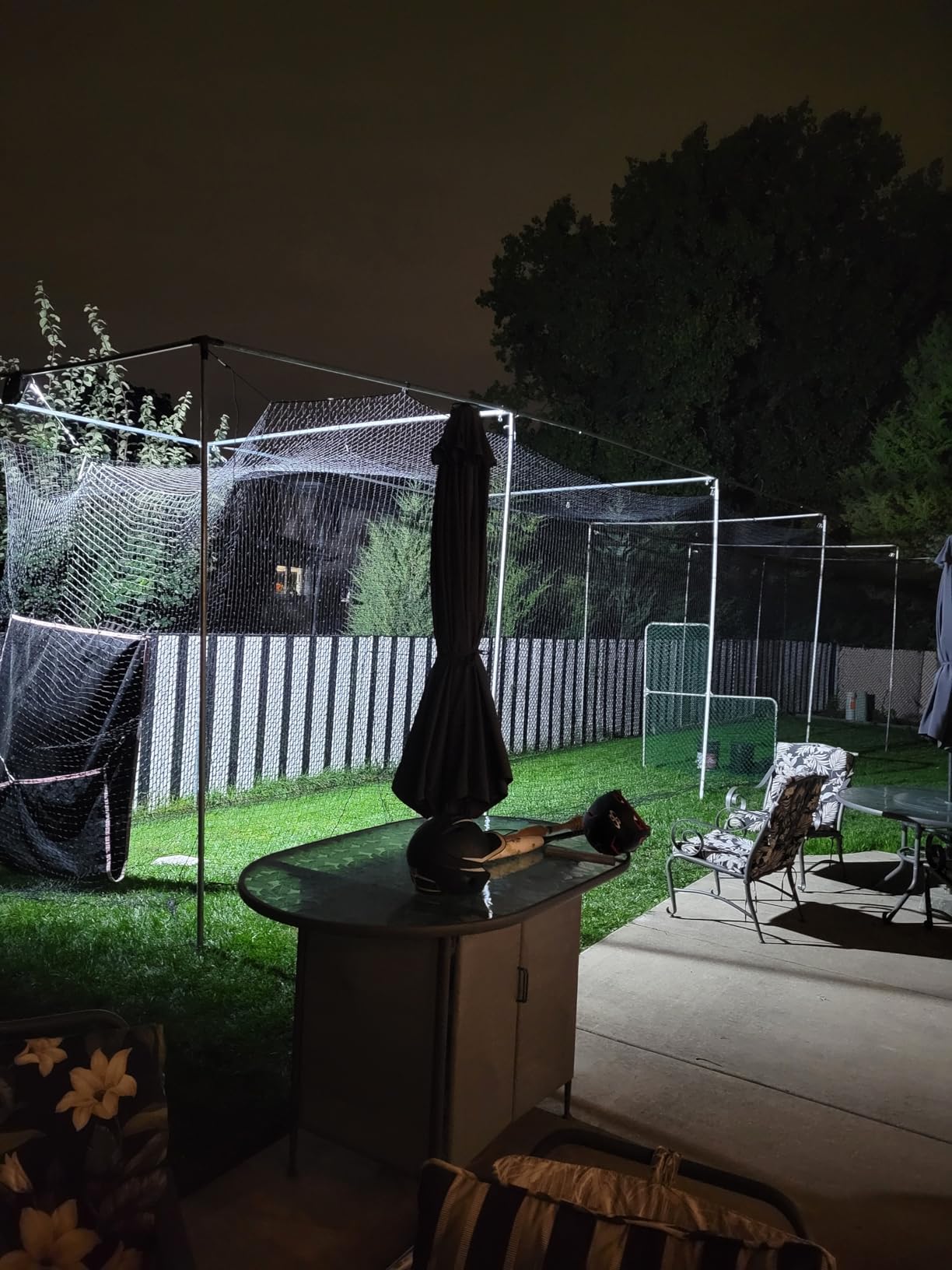 ORIENGEAR Baseball Batting Cage Nets, ONLY NET, 70'L/55'L/35'L/20'L Baseball and Softball Cage Netting, 1.88