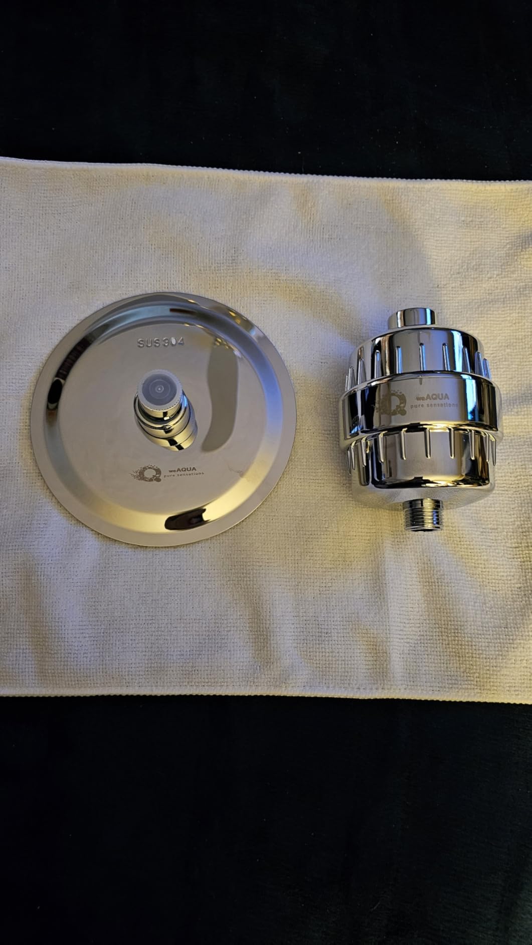 weAQUA SteelRain Filtered Shower Head - 6