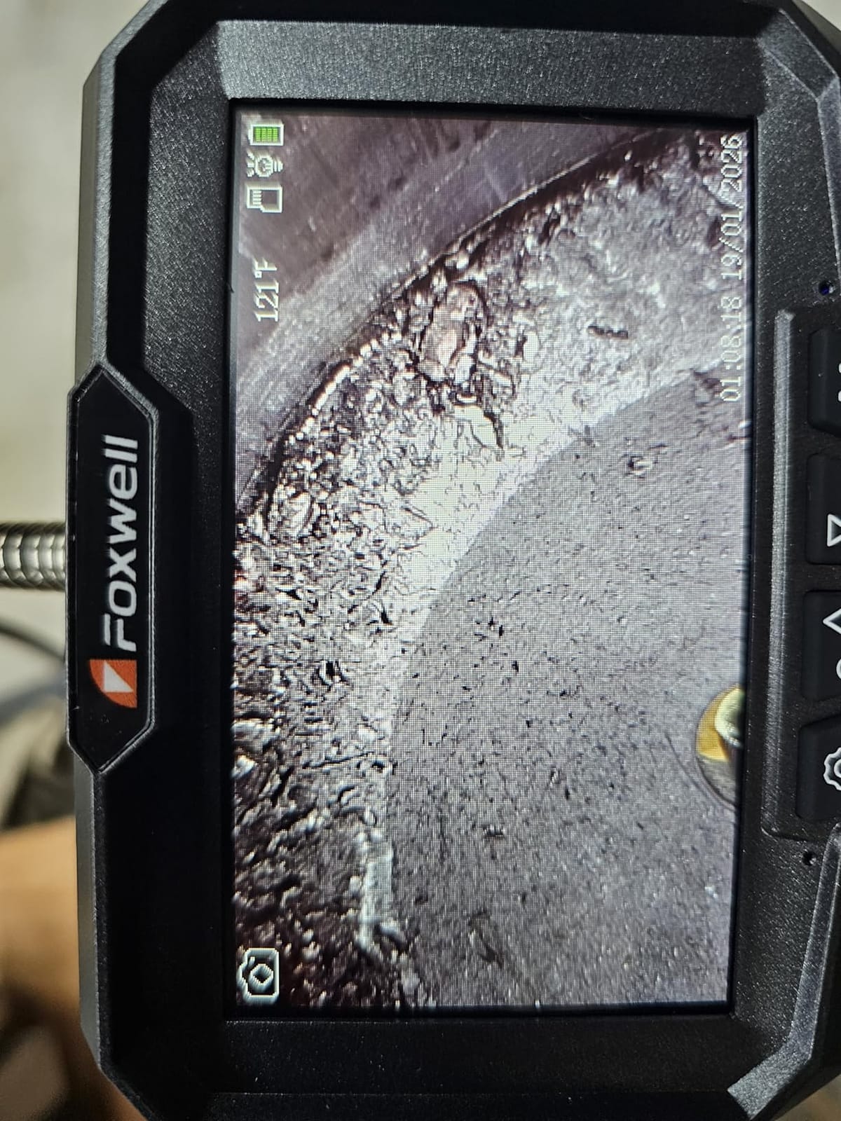 FOXWELL 2-Way 220° Articulating Borescope Camera with Light, 1080P FHD | 0.24in Ultra-Slim Inspection Camera, Industrial Endoscope, IP67 Waterproof, 6 LED, 32GB, for Automotive, Plumbing, HVAC, 5.3FT customer photo 1