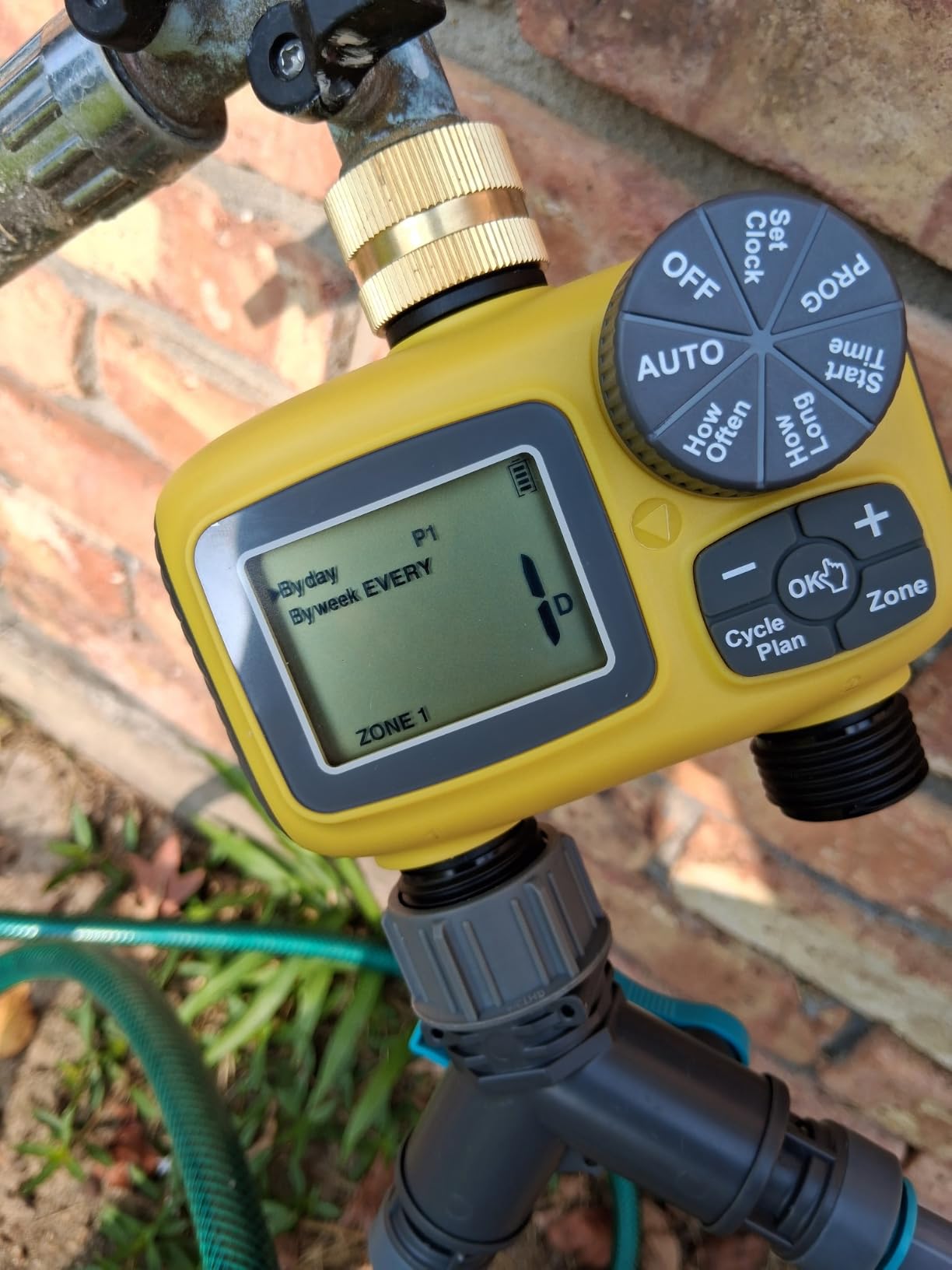 150FT Drip Irrigation System Kit with 2 Zone Water Timer for Garden | High-Flow Mainline Automatic Watering System, 16PCS Adjustable Nozzles & Fast-Plug Tube for Agricultural Yard, Lawn, Greenhouse customer photo 2