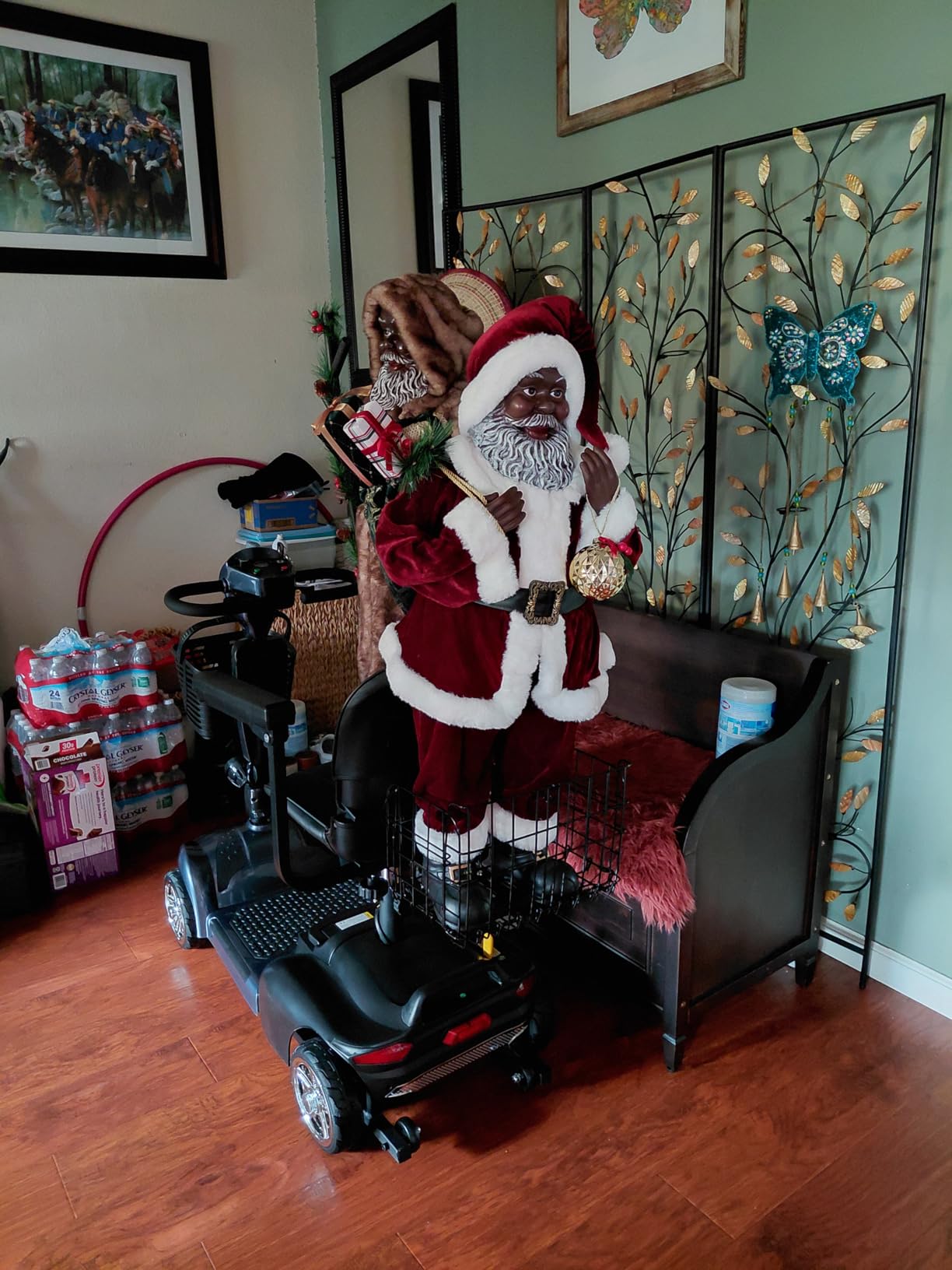 Ecomobi Auto Folding Mobility Scooter for Seniors & Adults with Portable 12Ah Removable Battery, Compact for 15 Miles Travel, Remote Control, 4 Wheel Scooter, 350W Motor, with GPS, 330 lb Capacity customer photo 1