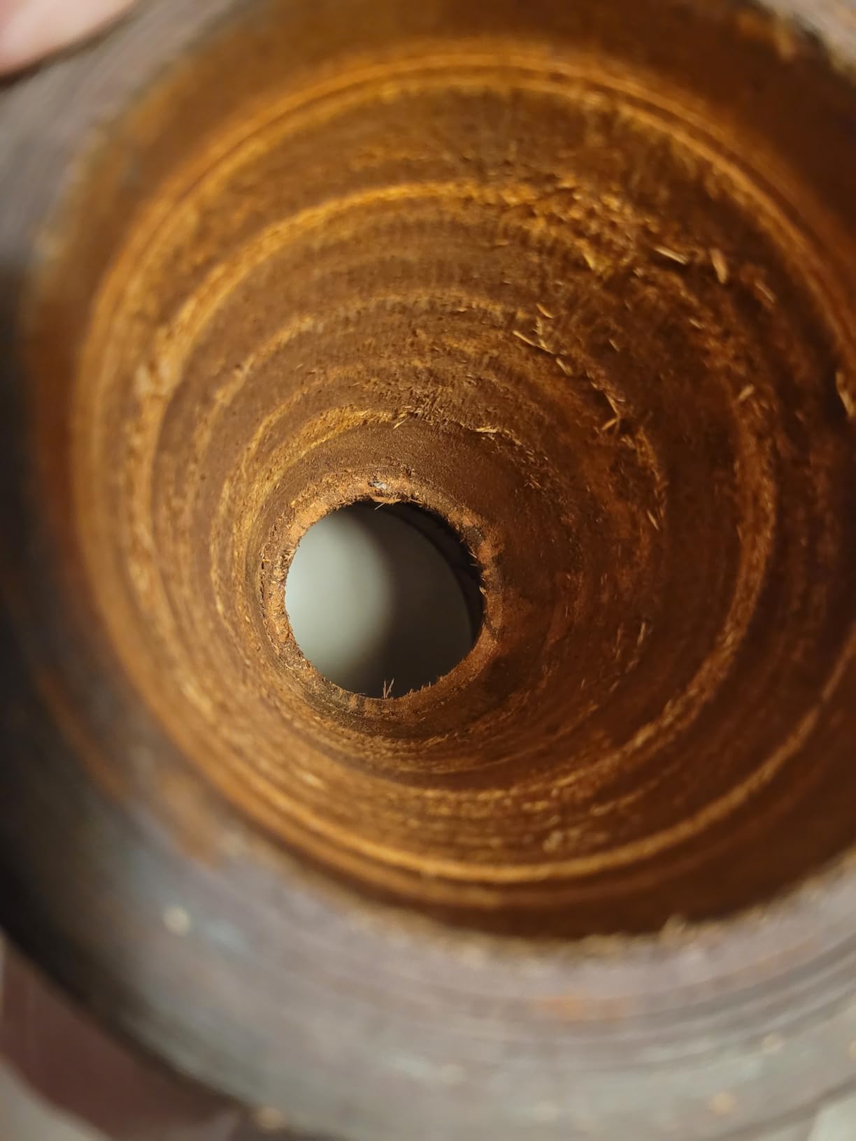 Deep Carved Wood Djembe Drum, 8.5