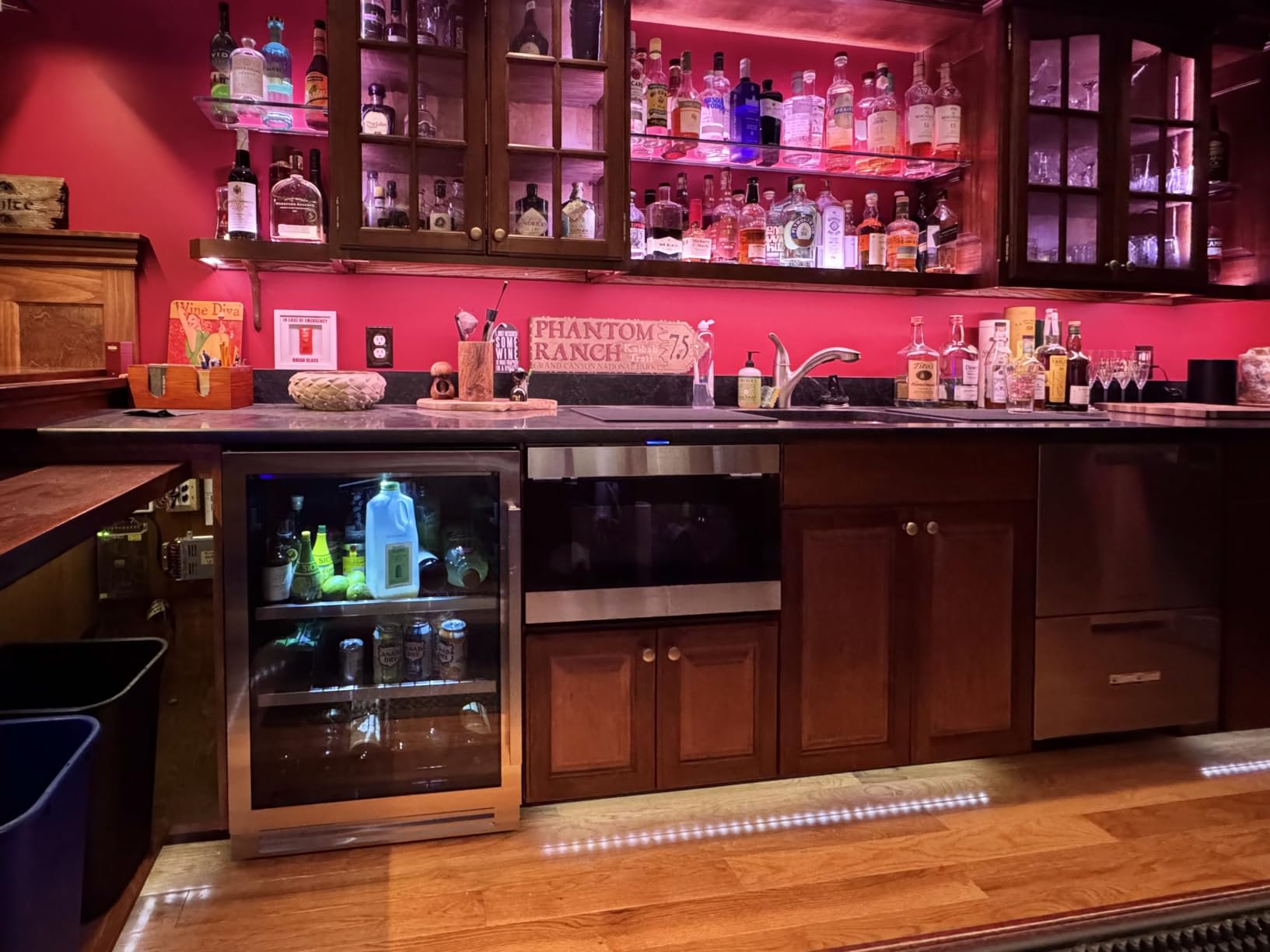 Ca'Lefort 24'' Beverage Refrigerator, 180 Can Beverage Fridge Under Counter | 34-54℉, Adjustable Shelves, Built-in or Freestanding Beverage Cooler with 3 Color LED Light for Kitchen/Home Bar, 5.65 Cu.Ft customer photo 1