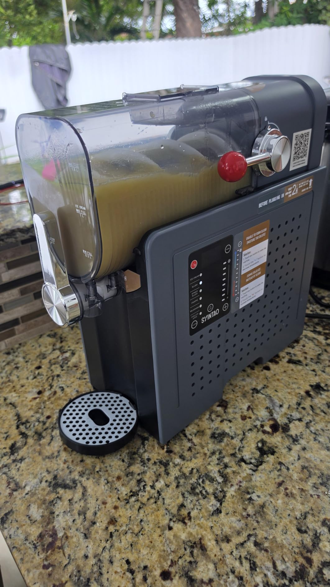 2-in-1 Slushie & Soft Serve Ice Cream Machine for Home, No Ice Needed | Led Display, 6 Presets For Slushies, Frozen Cocktails And Soft Serve, 61 Fl Oz Max Fill, Auto Clean And Delay Timer customer photo 2