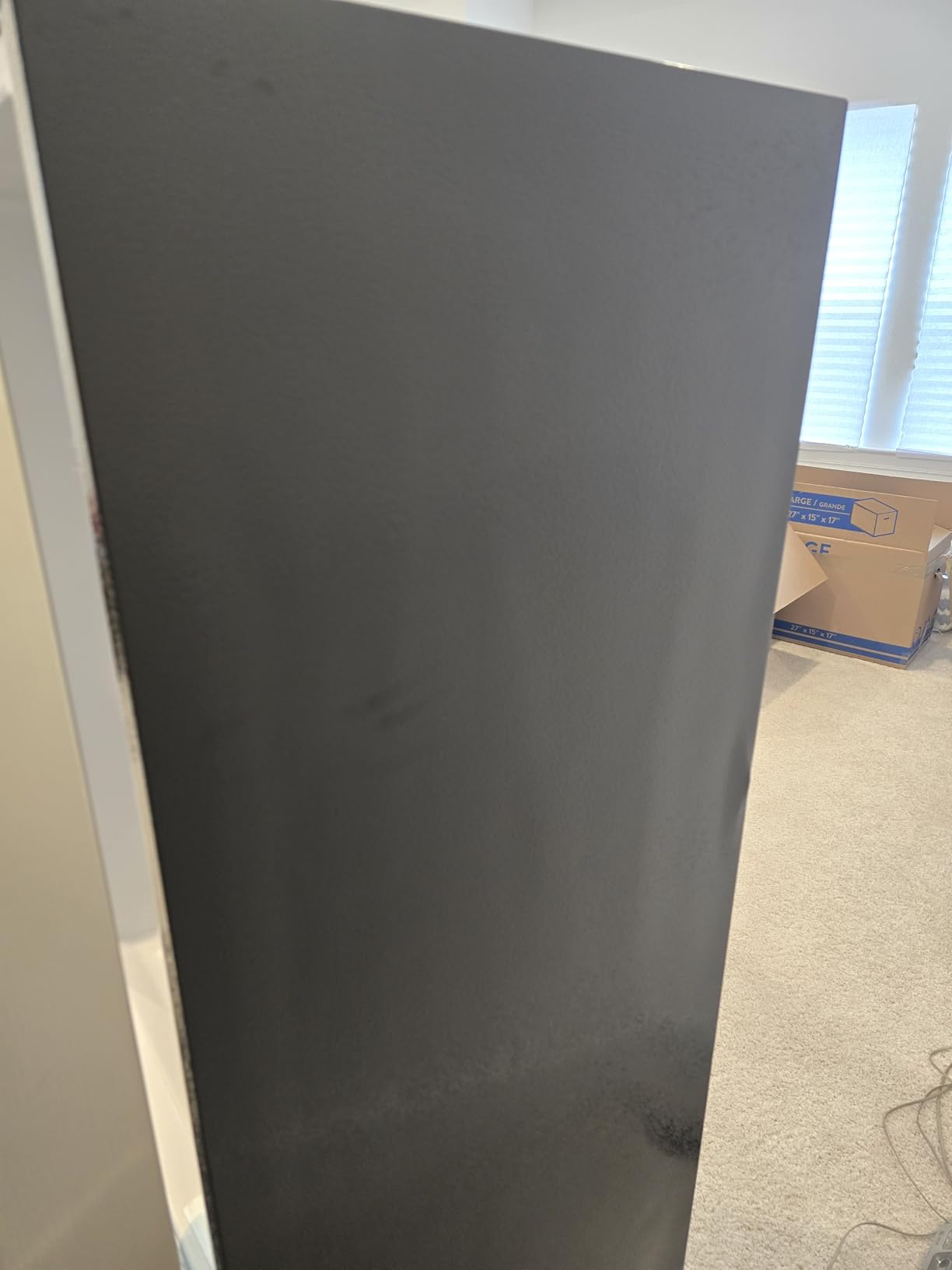 Upstreman 4.0 Cu.Ft Mini fridge with Bottom Freezer, Double Door, Low Noise | Large Capacity Fridge, for Bedroom, Apartment, Kitchen, BM40 (Stainless) customer photo 2