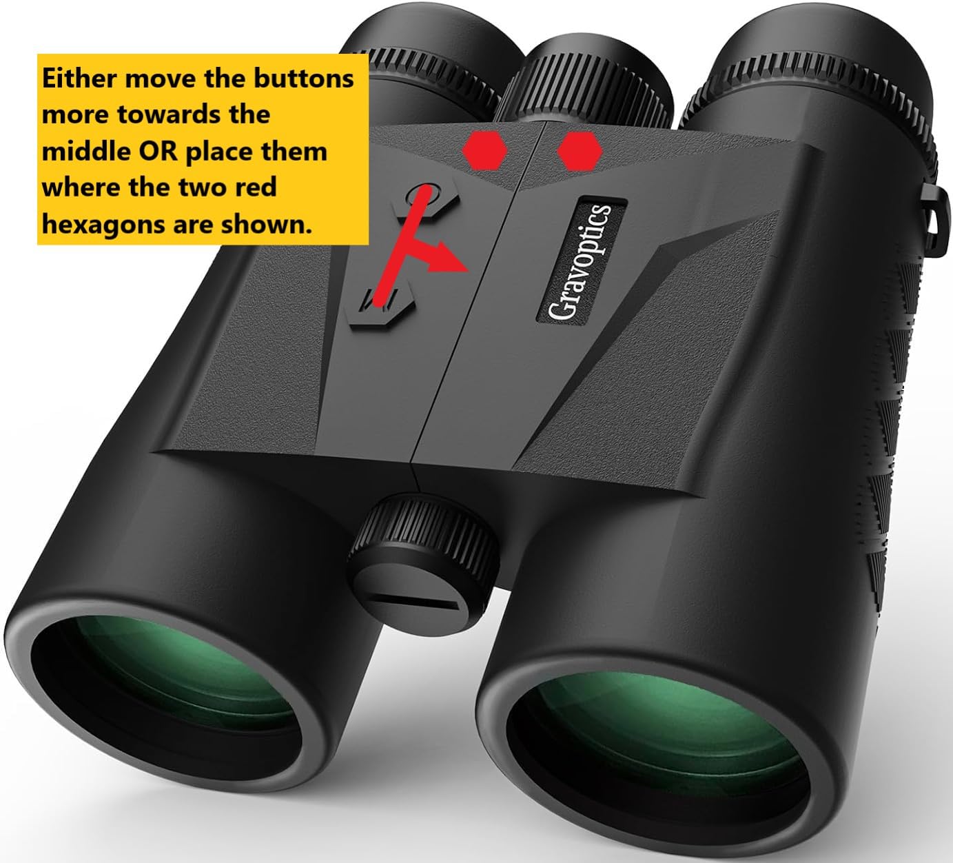 10x42 Laser Rangefinder Binoculars for Hunting, 2624 Yard(Green) | Long Range Laser Rangefinding, 0.15s Fast Ranging, Accuracy ±0.5m, IP65 Waterproof, Compact Design for Hunter, Golf, Outdoor customer photo 1