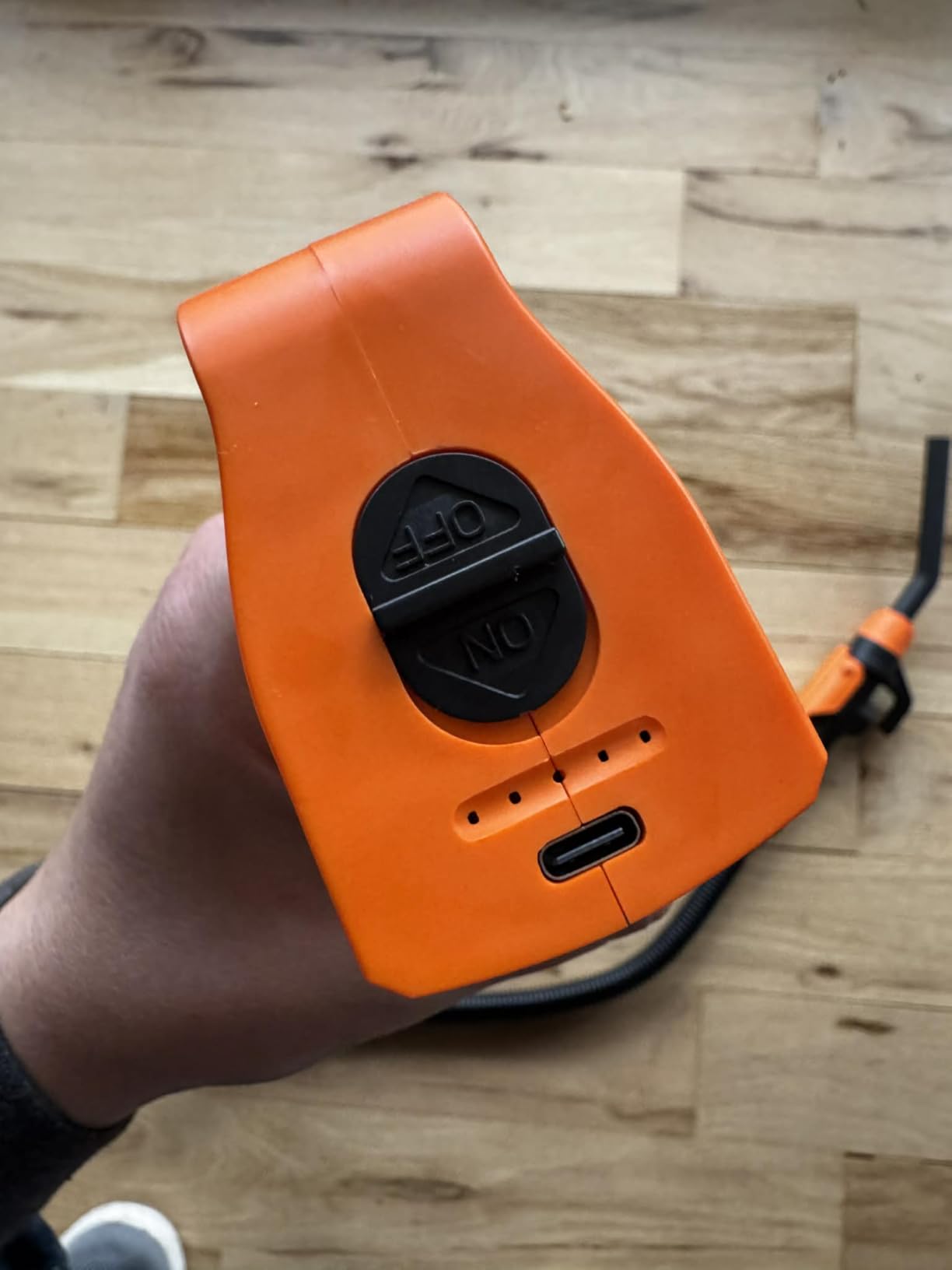 ANSE Rechargeable Fuel Transfer Pump Battery Powered (Model X1 Ultra) | Built-in 6000mAh Battery, USB-C Charge, Patented Waterproof Motor, 90 to 120min Runtime, 2.7GPM customer photo 1