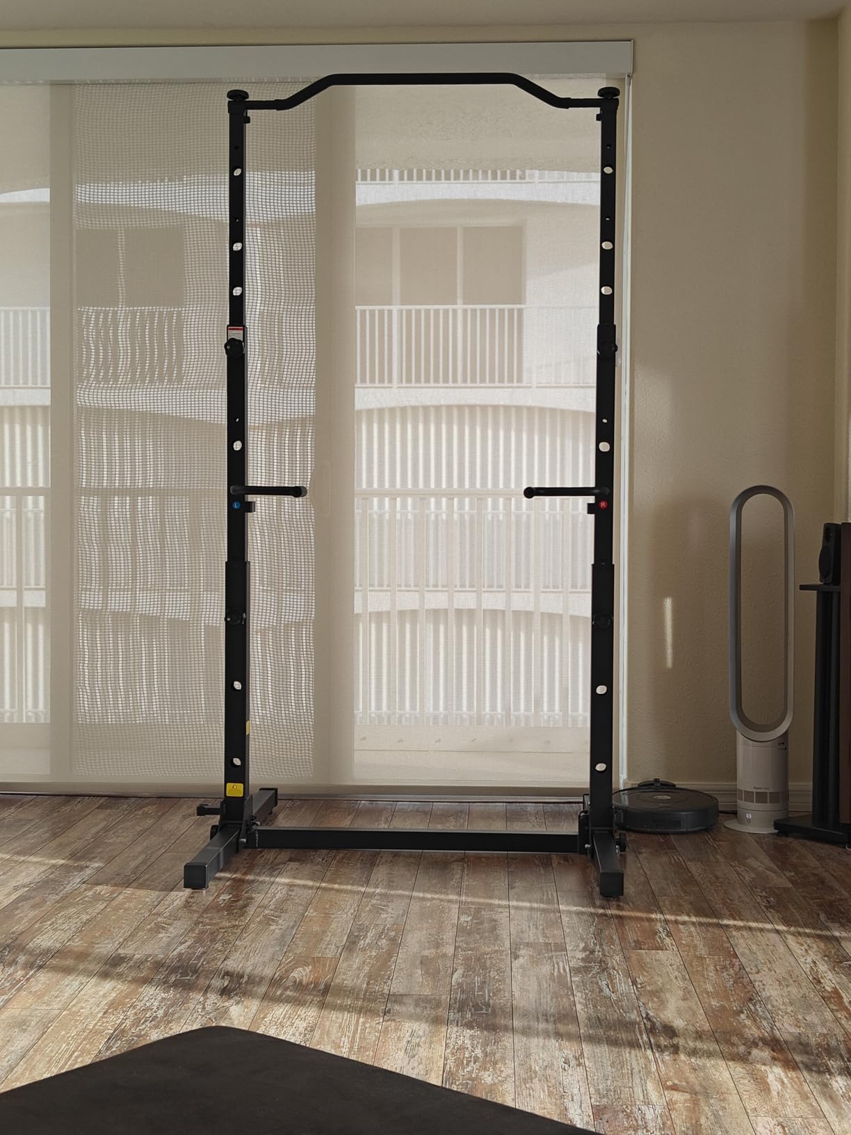 JOROTO Foldable Pull Up Dip Station, Pull Up Bar Free Standing for Home Gym, 450LBS Stable Power Tower, Adjustable Height Multifunction Pull Up Stand, Strength Training Equipment for Men Women customer photo 1