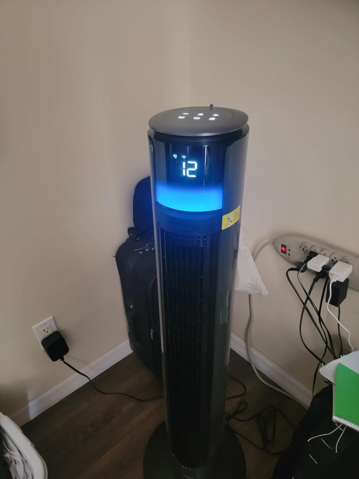 DREO TurboCool Outdoor Misting Fan 711AS, 33 ft/s High Velocity, 12 Speeds, 4 Modes Smart Standing Floor Fan, 150° Customizable Oscillating, 20 dB Quiet DC Motor, Weather Resistant customer photo 1
