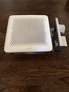 AUPU Bathroom Exhaust Fan with Humidity Sensor, HVI & Energy Star Fan, 50-80-110 CFM Household Extractor Fan, Time Delay Function, Ventilation Fan with Retractable Bracket, 4