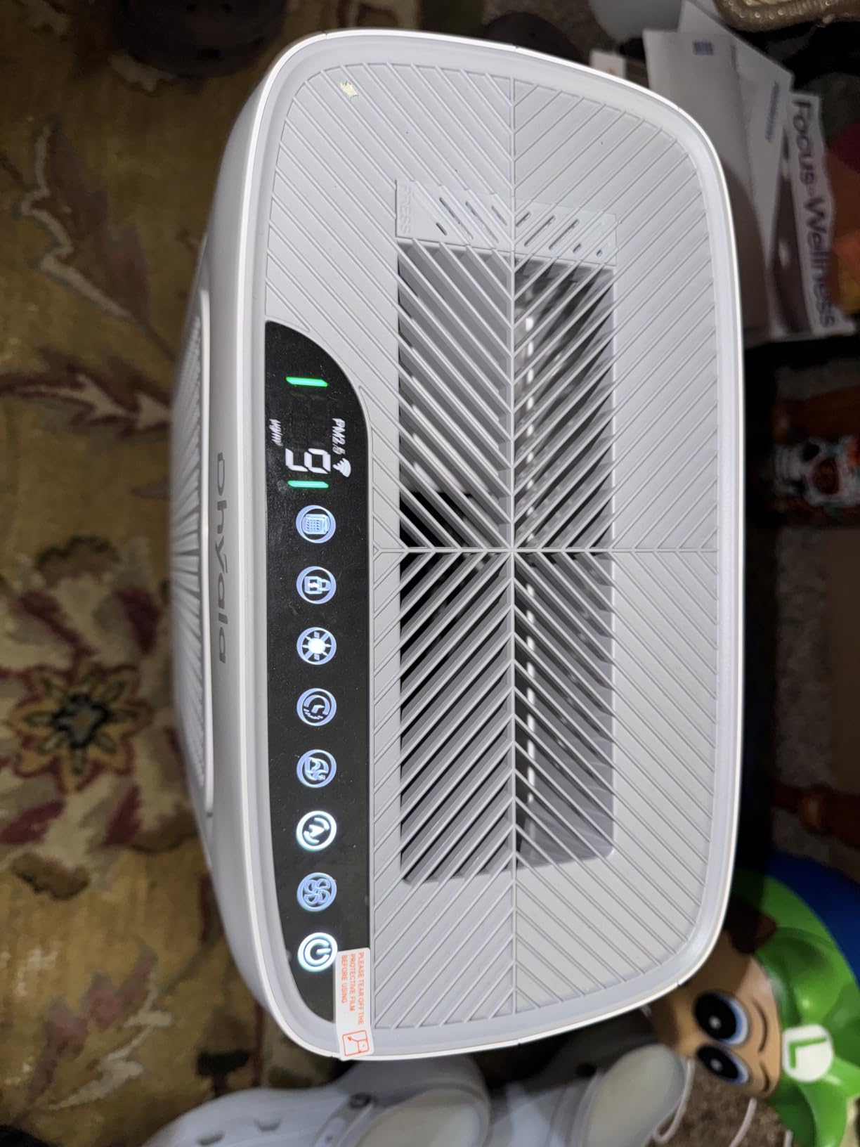 Air Purifier for Home Large Room up to 3000Ft², HEPA Air Purifier with Washable Double-Sided Filters, Smart WiFi, AQI Display, Air Cleaner for Pets, Allergies, Dust, Pollen, 15dB Sleep Mode, Fragrance customer photo 1