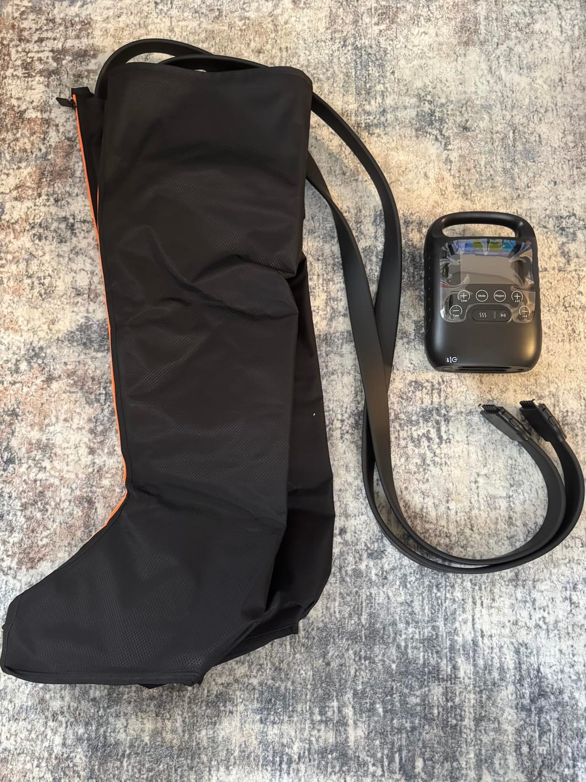 Professional Sequential Air Compression Boots for Athletes, Medium | Cordless, Fast Recovery & Circulation, 5 Air Chamber, 6 Smart Mode, 13 Custom Zone, 8 intensity, 3500 mAh, 2 Level Foot Heat customer photo 1