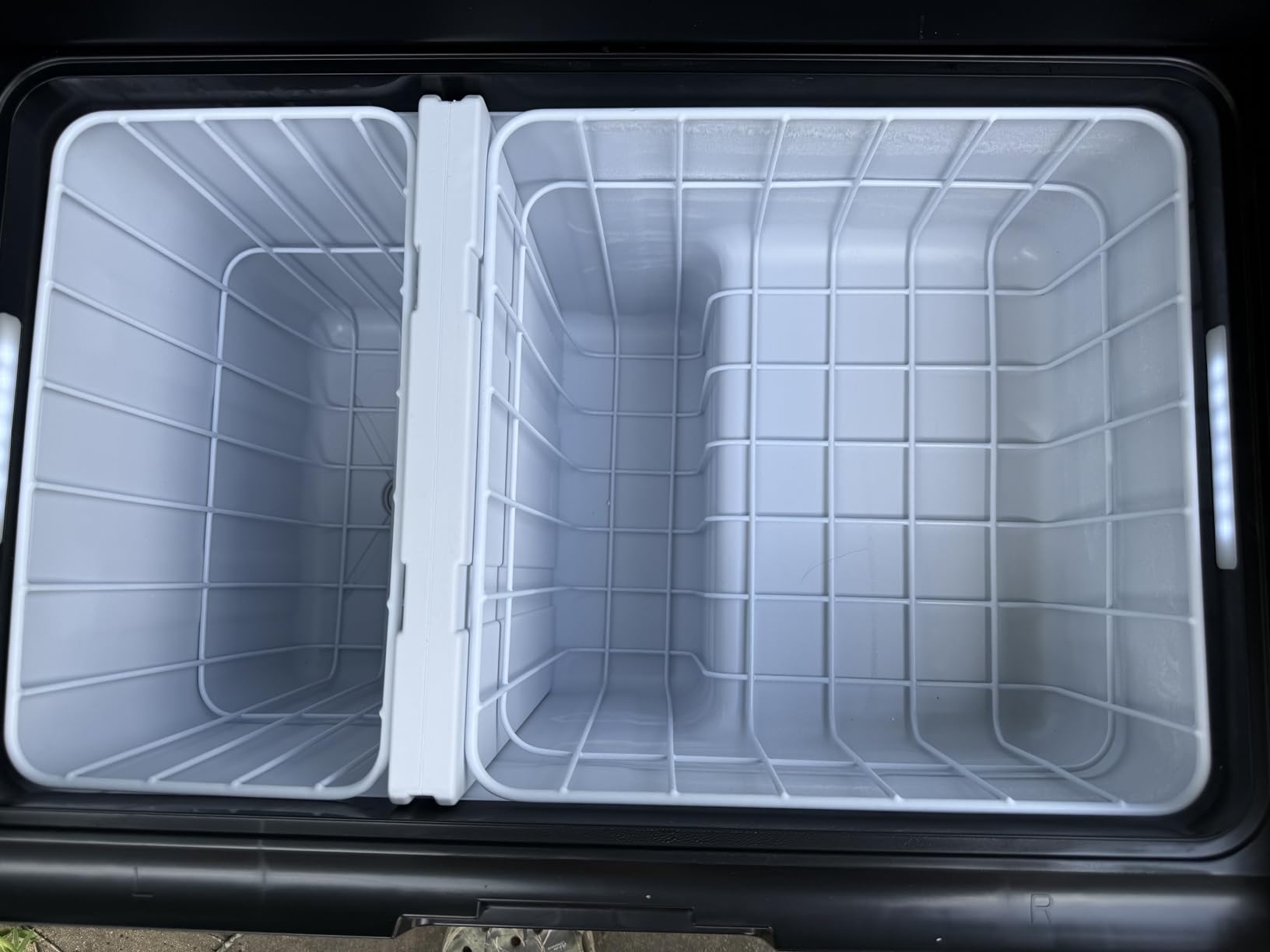 BougeRV 12V Refrigerator with 240Wh Battery RockyV3 55QT, -4~68°F Dual Zone | Battery Powered Cooler and 240Wh LiFePO4 Battery, Single/Dual Zone Car Fridge, Independent Control, Metal Exterior, Camping customer photo 1