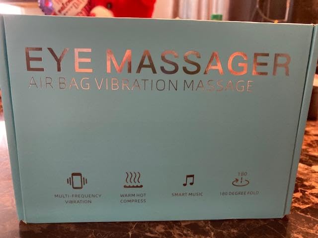 Eye Massager with Heat and Cooling, Heated Eye Mask for Dry Eyes & Sleep, Cooling Gel Mask for Puffiness, Bluetooth Music 5 Modes Cordless Foldable, Relax Gift for Women Men customer photo 2