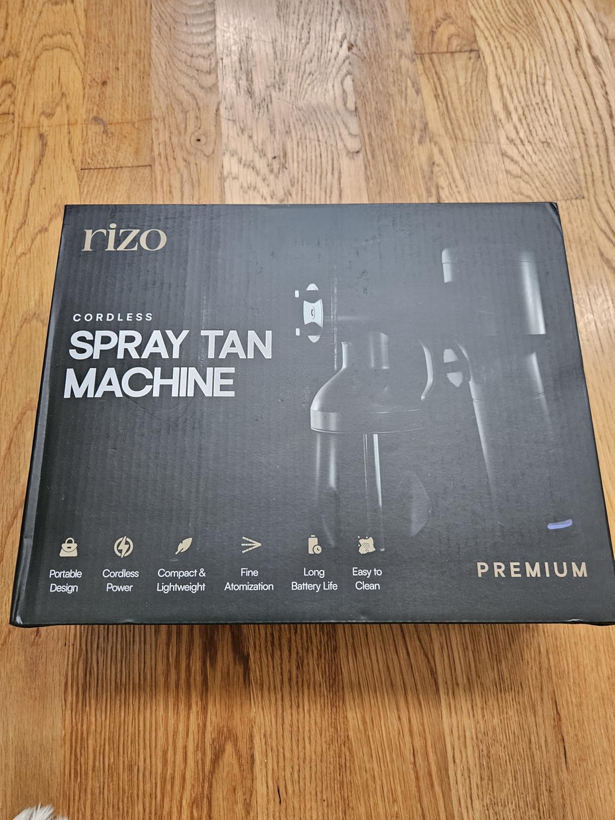 RIZO Cordless Spray Tan Machine Kit, Portable Tanning Airbrush for Home & Mobile Artists, Lightweight Rechargeable Spray Tan Gun with Precise Mist Control, Easy to Clean, Professional Bronze Results customer photo 2