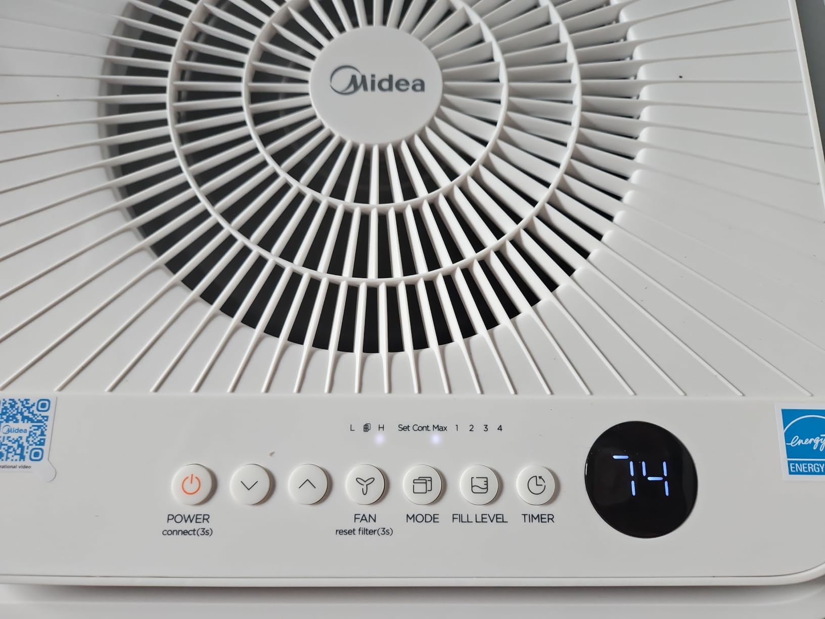 Midea Cube 50 Pint Dehumidifier for Basement, 4,500 Sq. Ft, Energy Star | Large Capacity Water Tank with Drain Hose, Wi-Fi Enabled, Works with Alexa, Quiet Operation for Home, Bedroom customer photo 2