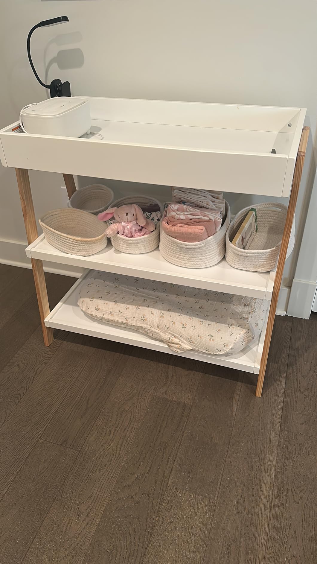 Delta Children Scout Changing Table, Chestnut customer photo 1