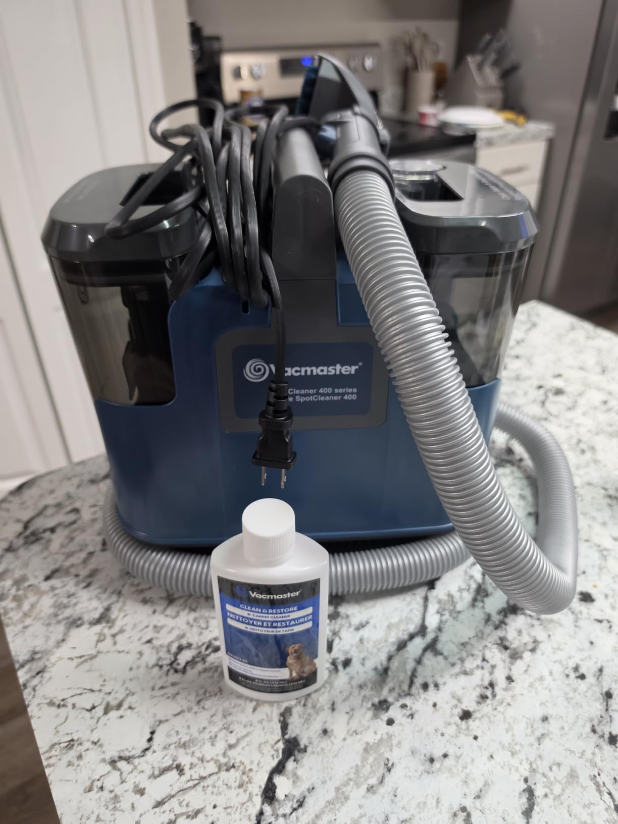 Vacmaster 600 Series Cordless Portable Carpet & Upholstery Cleaner Machine | 16Kpa Power Suction, with Hose Cleaning Tool and Versatile Tools for Pets, Area Rugs & Couches - DSCC2401 0101 customer photo 2