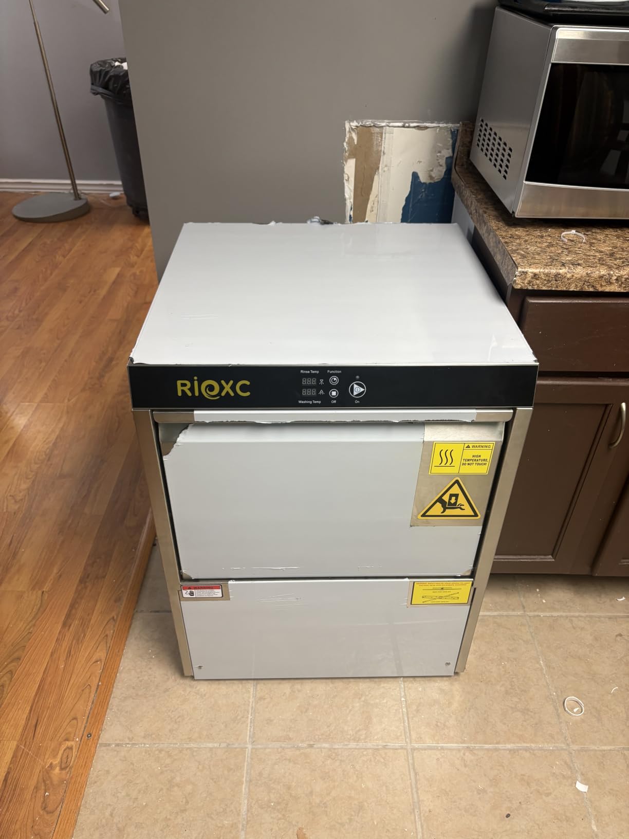 Commercial Dishwasher, High-Temp Undercounter Dishwasher, 40 Racks/Hr, 208-240V, Stainless Steel, CSA & ETL Certified for Restaurant, Bar & Cafe customer photo 2