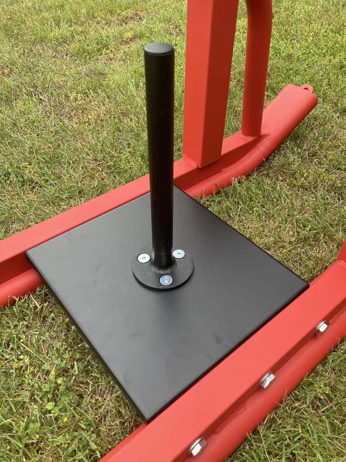 Football Sleds and Chutes, Weight Sled, Workout Fitness Sled for Training- Running Speed, Agility, Soccer, Strength, Adjustable Height Handle, Fits 1