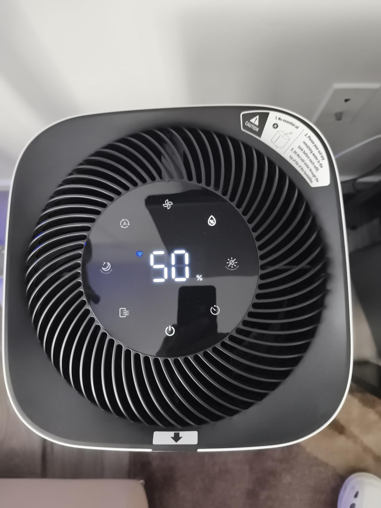 Levoit Evaporative Humidifiers for Bedroom, 19dB, Superior Studio Smart | 4.5L, Large Room Up to 600ft², No White Dust for Baby, Long-Lasting Reusable Filter, Auto Mode, Self-Clean & Dishwasher Safe customer photo 1