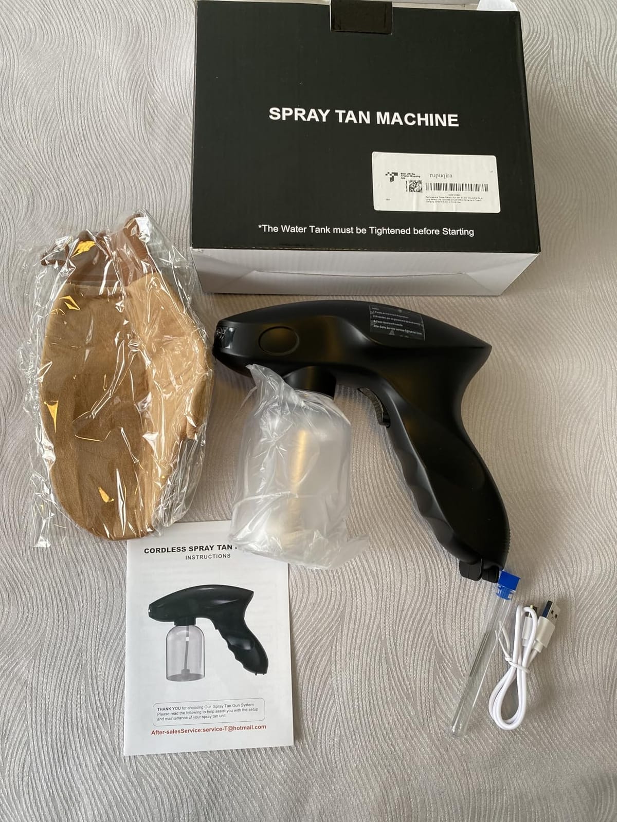 Self Tanning Spray Gun 280ml, Cordless Spray Tan Machine at Home customer photo 2