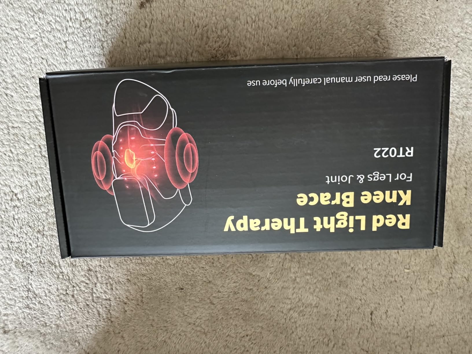 Red Light Therapy Knee Massager 660nm & 850nm, Heated Vibration Knee Brace Cordless Rechargeable 5000mAh, Timer & Pulse Modes for Knee Elbow Shoulder Joint Comfort Support Device customer photo 2