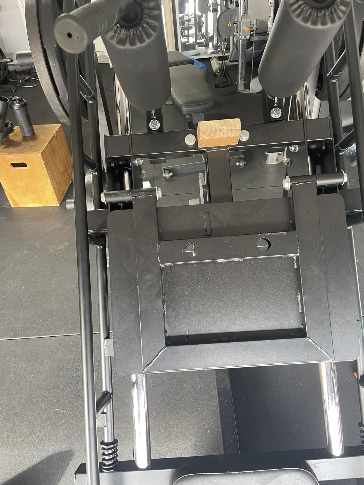 Dripex Leg Press Hack Squat Machine Combo for Home Gym, Adjustable Leg Press Machine for Full Lower Body Workout, Upgraded Leg Press with Transport Wheels and Weight Storage,Weight Plates Not Included customer photo 2