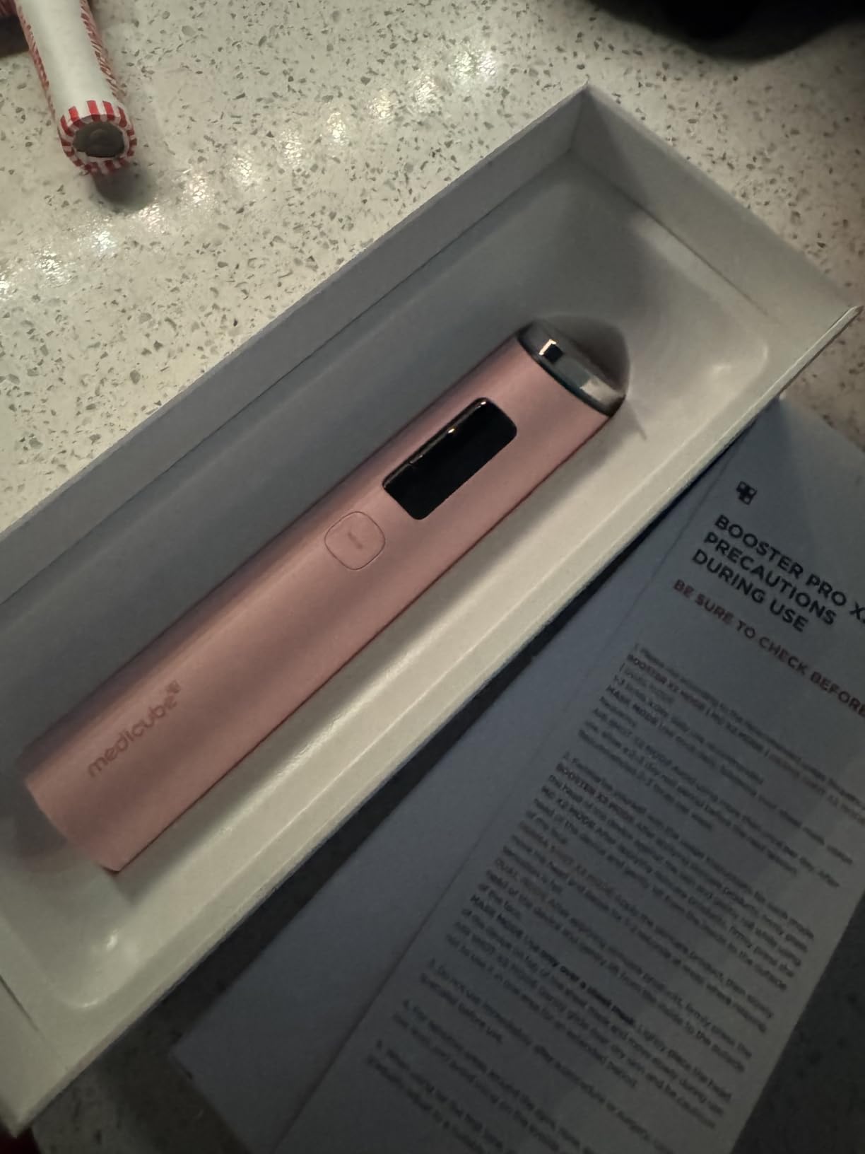 medicube Booster Pro X2 - 7 in 1 Glow Beauty Device, 2X Glow Care, Pink | 7-IN-1 Korean Skincare Device customer photo 2