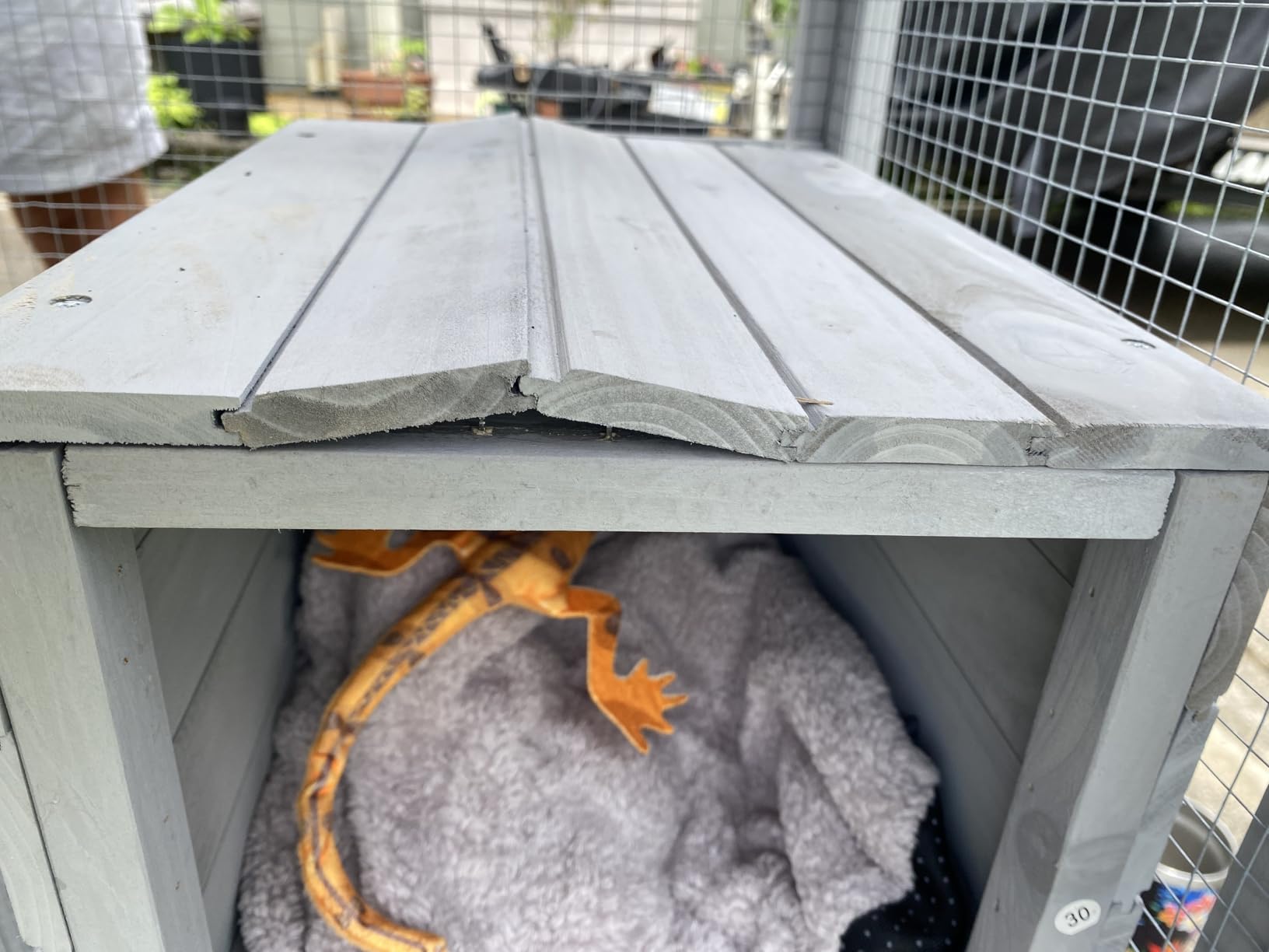 YITAHOME 94 Inch Outdoor Cat Enclosure, Large Outdoor Cat House for Multiple Cats, Cat Cage with Weatherproof Roof, 7 Platforms, 2 Resting Box and Cat Hammock Bed customer photo 2