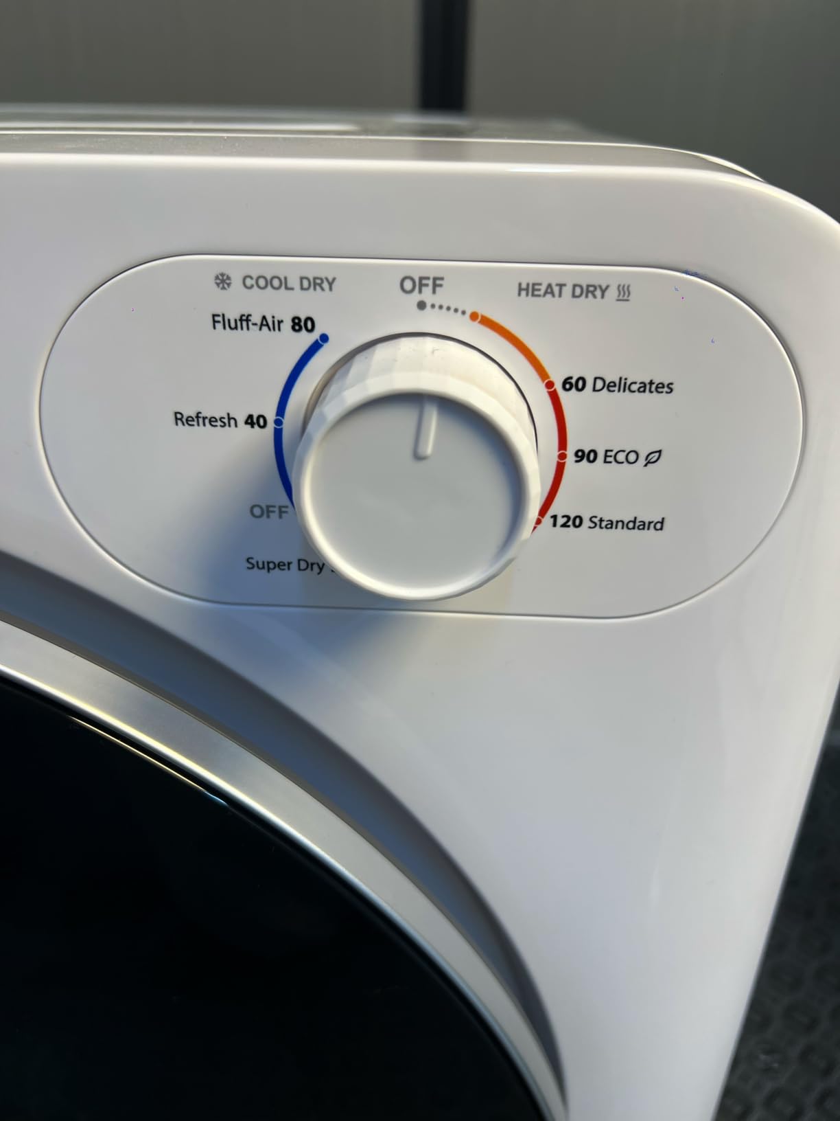 BANGSON 1.5 Cu.Ft. Portable Clothes Dryer, 120V Vented Electric Dryer | Portable Dryer with 2-in-1 Heat & Air Dry Modes, Exhaust Hose & Stainless Steel Drum Included, for Apartment, Dorm & RV, White customer photo 1