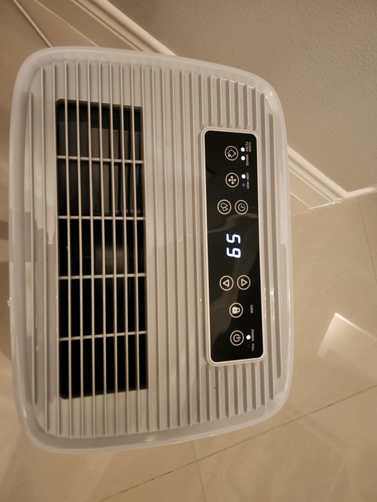 Kesnos 2,500 Sq. Ft. Energy Star Dehumidifier for Basement with Drain Hose | Ultra Quiet 36 dB, 0.39-Gallon Water Tank, 4 Pre-Set Modes, Auto Defrost, Timer, Ideal for Home, Bedroom, Bathroom, etc. customer photo 2