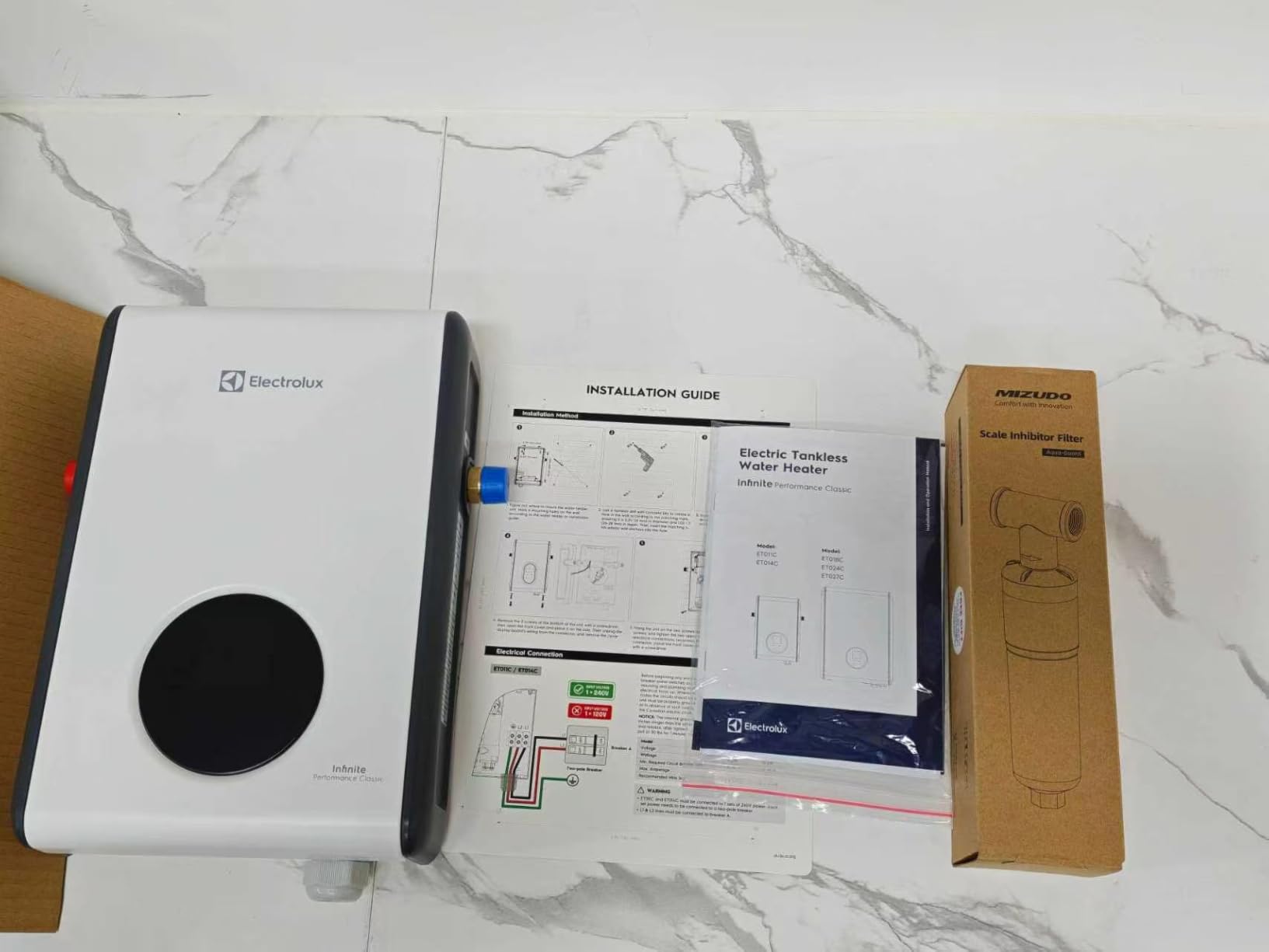 Electrolux 8kW Tankless Water Heater Electric 240v Under Sink customer photo 1