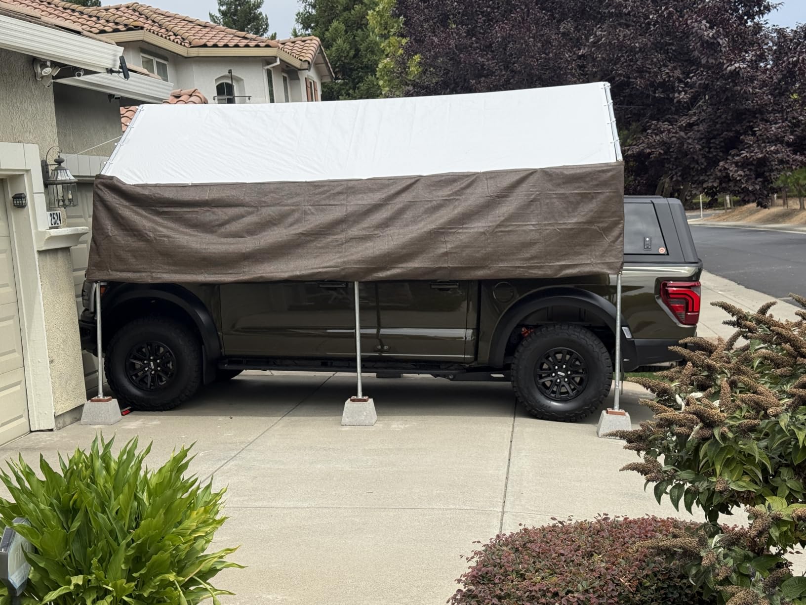 Aoxun 10x20 Carport Heavy Duty Carport Portable Car Canopy Garage, White | Adjustable Height Car Port for Cars, Boats, Trucks, Outdoor Carport Shelter with Steel Frame, Portable Car Tent customer photo 2