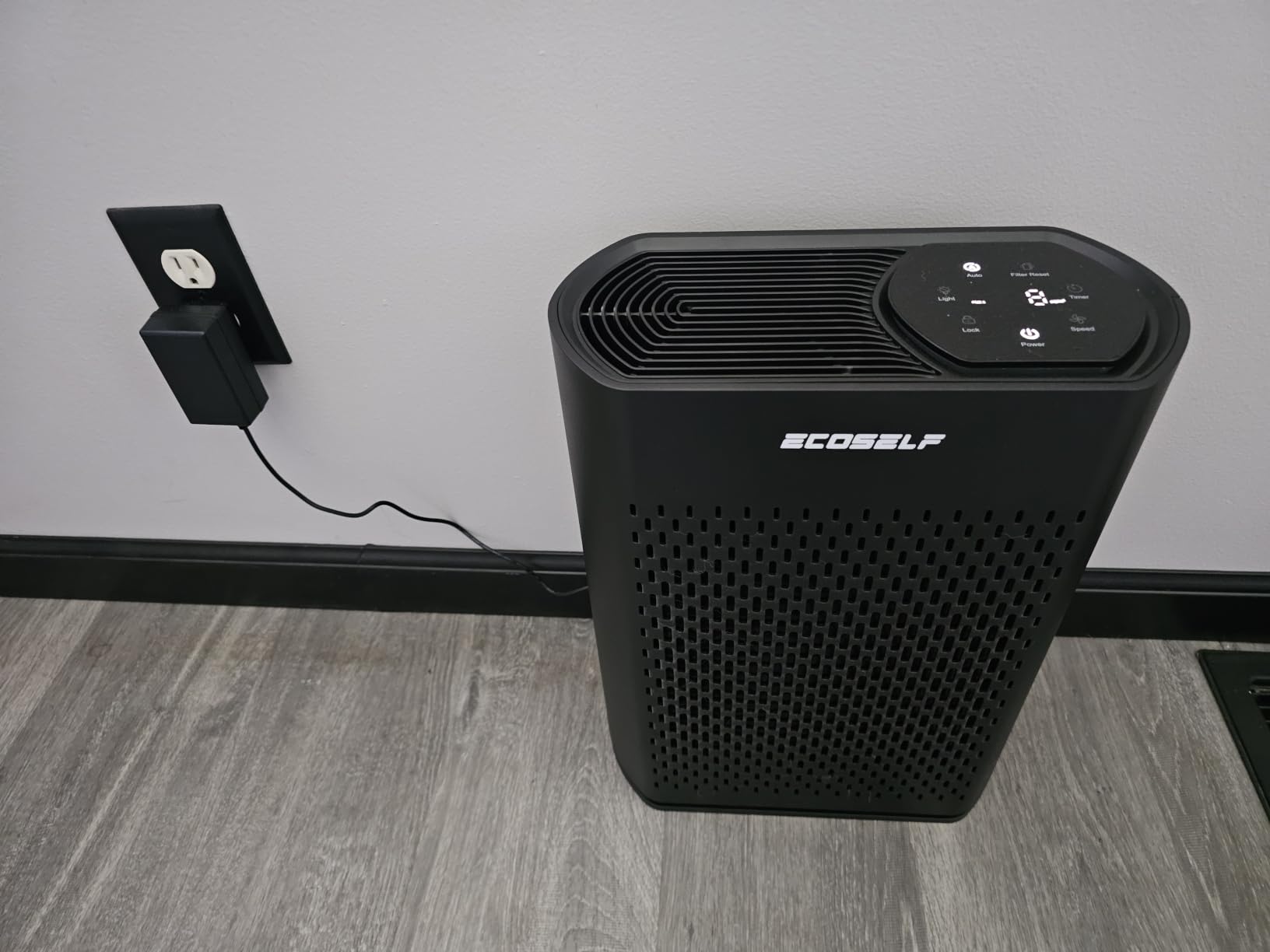 Air Purifier for Large Room, Cleans 2,400 ft² in 30 Mins, 3-Stage True HEPA, 360° Airflow, Large Touch Display Control, Real-Time Air Quality (PM2.5) Display, Ultra-Quiet 20dB Sleep Mode, HAP602 White customer photo 1