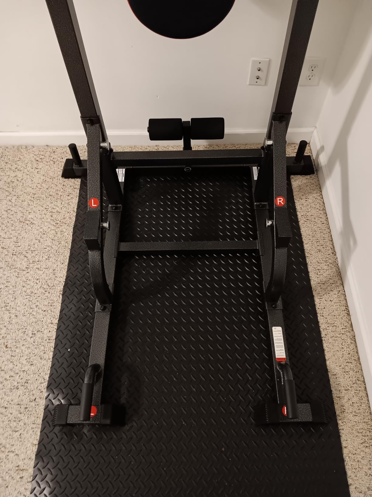 Pull Up Bar Power Tower Dip Station with Cable Machine, 450LB Home Gym | Pull up bar, dip station and 16-position cable system for pull ups, dips, lat pulldowns, rows and full-body training customer photo 1