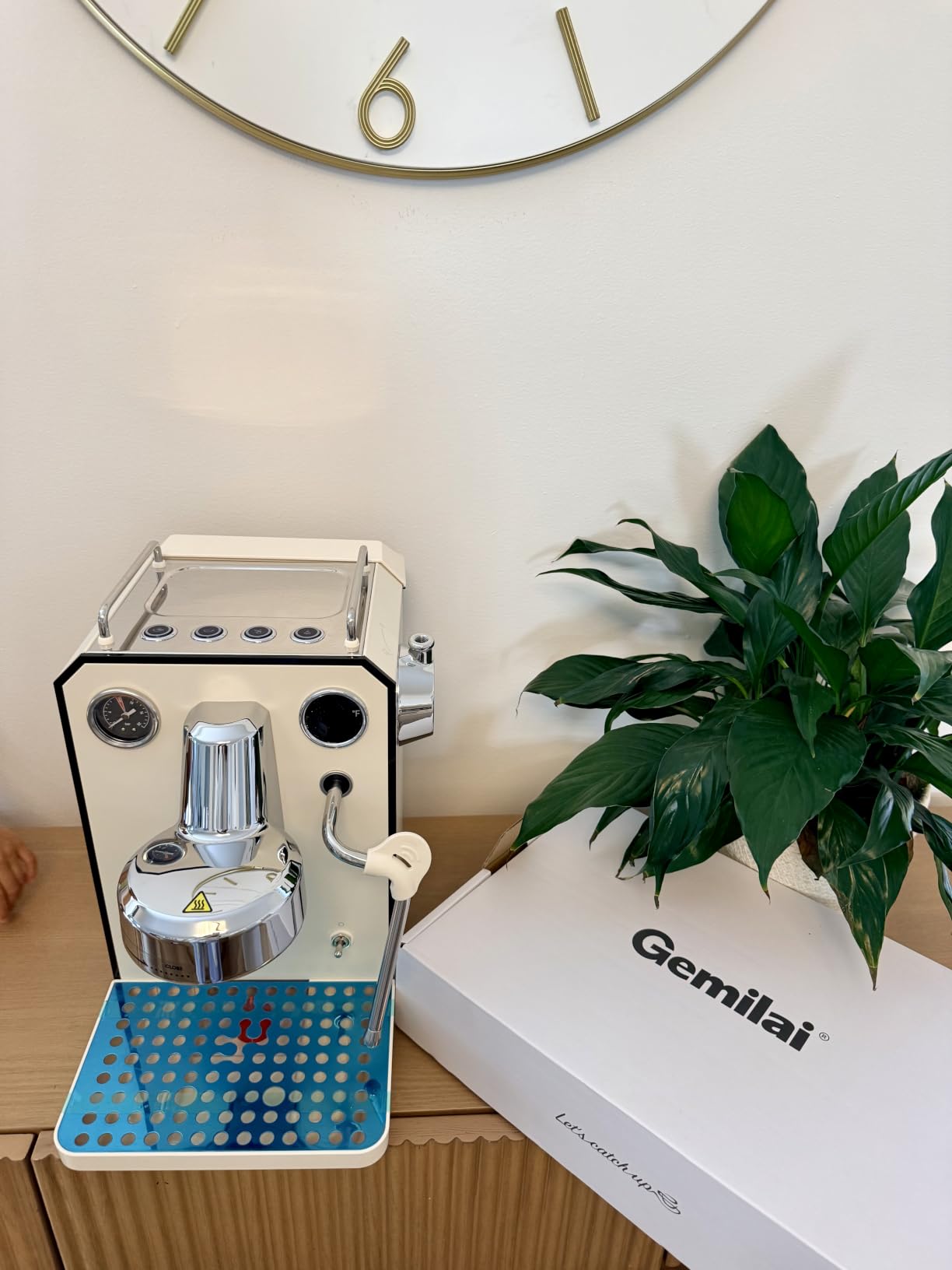 Gemilai G3006A Espresso Machine, Cold & Hot Extraction Espresso Maker for Home, Dual PID Control & Display, 15 Bar Pump, Adjustable Brew Program, Steam Wand, 57oz Tank, Stainless Steel Silver customer photo 1
