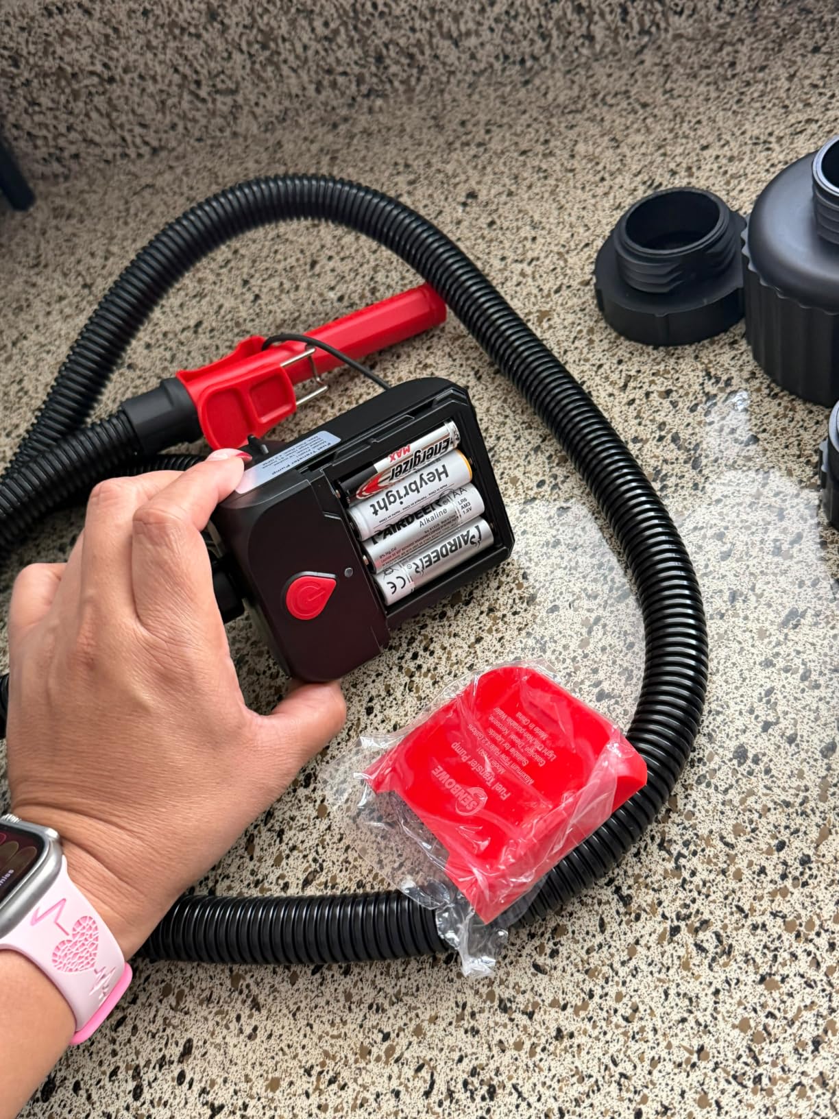 5.5 GPM Cordless Fuel Transfer Pump with Auto Shut-Off & Beep Alert, 57