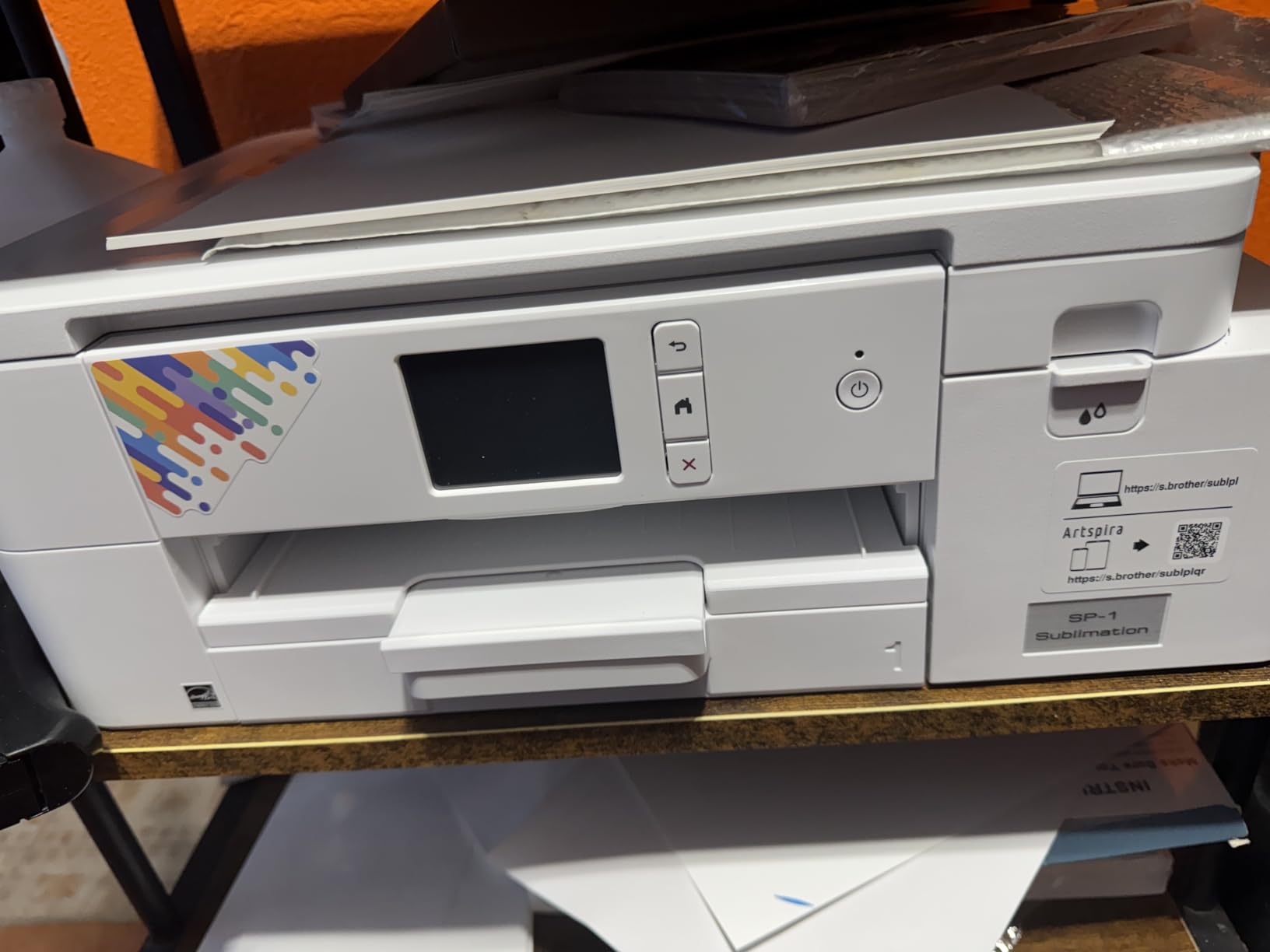 Brother Sublimation Printer, Color Ink Cartridge Set and 100 Sheets Sublimation Paper customer photo 1