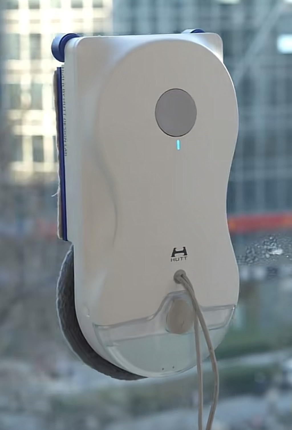 HUTT Window Cleaning Robot, 6500Pa Strong Suction Robot Window Cleaner with World-First Round-Square Dual-Stage Cleaning, Ultrasonic Dual Spray, Edge Cleaning & Corner Coverage customer photo 2