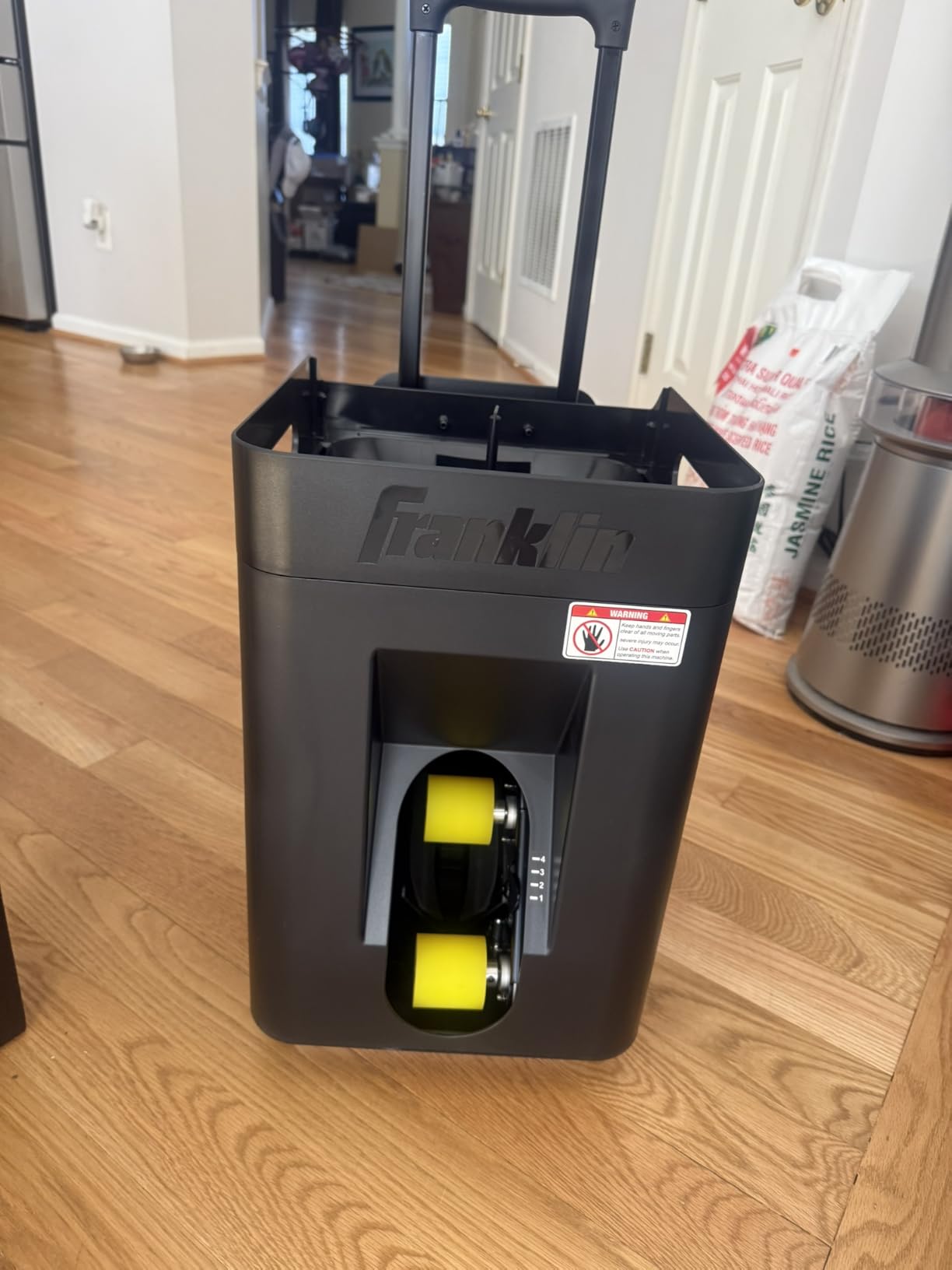 Franklin Sports Pickleball Launcher - Portable Auto Launcher - 5 Speeds, 4 Angles, Shuffle Mode - Rechargeable customer photo 1