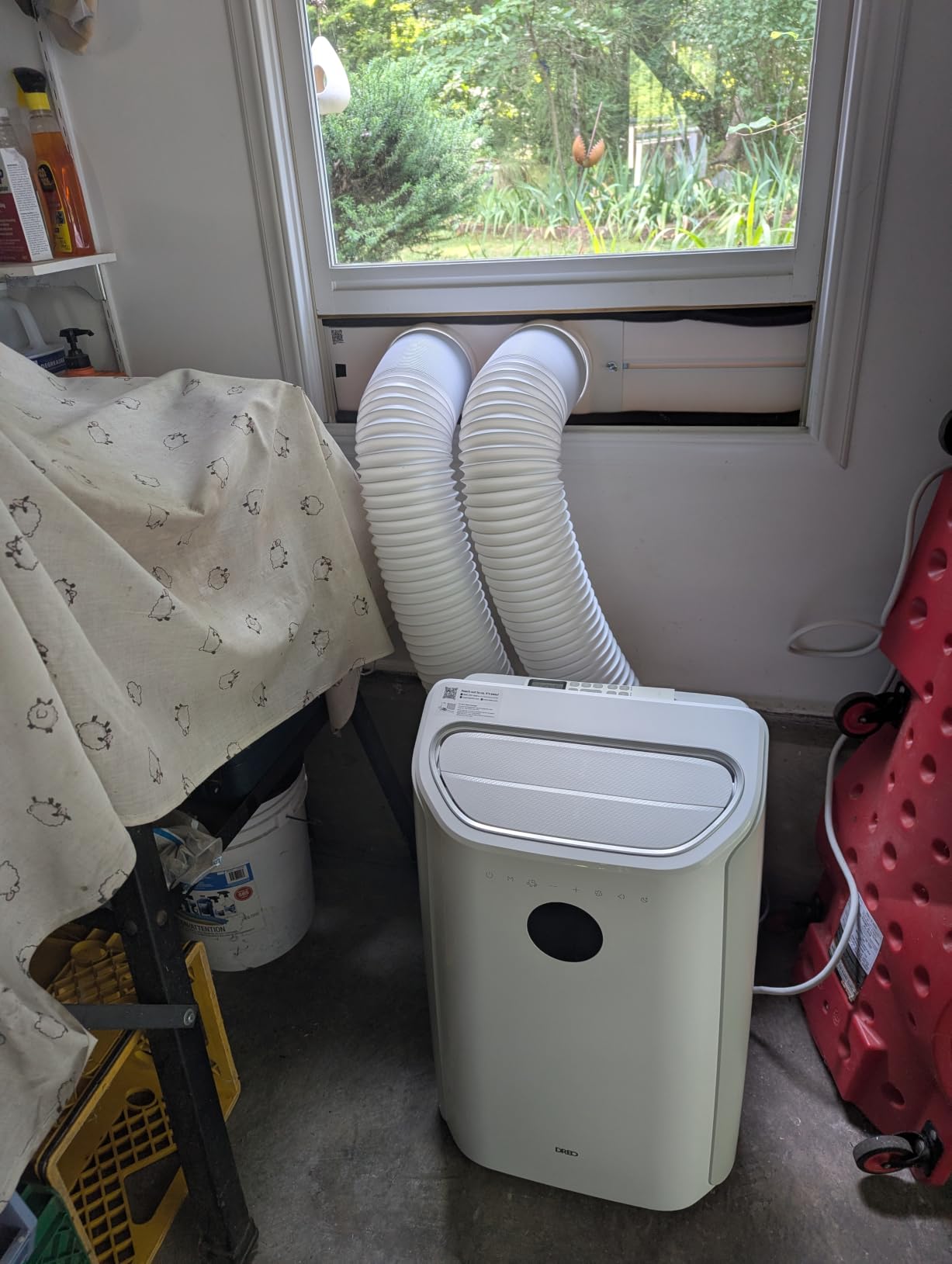 DREO Inverter Dual-Hose Portable Air Conditioners 740S, High Efficiency, 14000 BTU ASHRAE (10000 BTU DOE) 42dB Quiet Smart AC Unit, Drainage-Free, APP/Voice/Remote Control, for Bedroom & Large Room customer photo 1