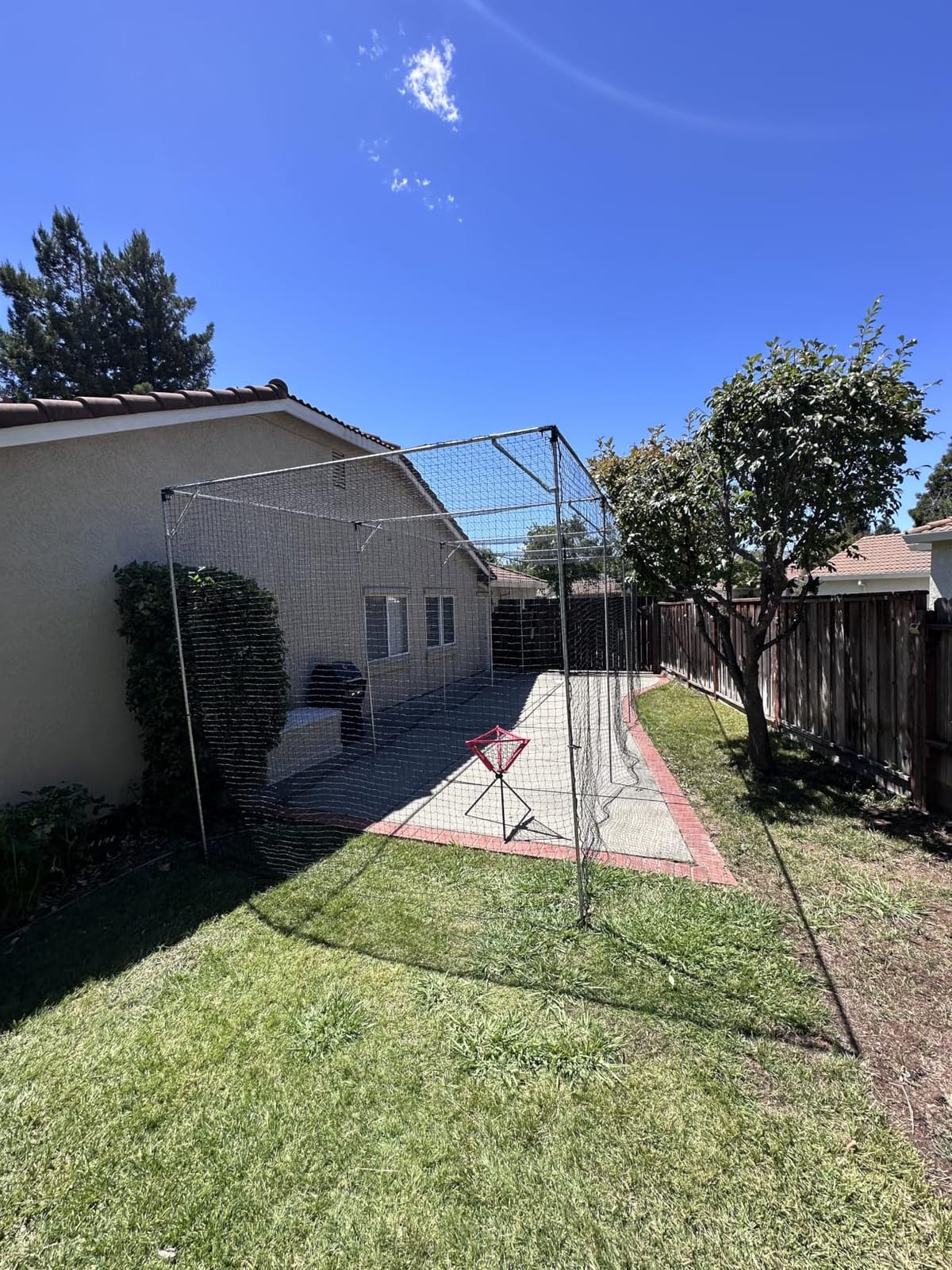 amazgolf Various Size Baseball Batting Cage Net Only/Backstop Nets, Baseball Batting Cages/Barrier Net for Backyard, Heavy Duty Hitting Net for Baseball, Softball customer photo 2