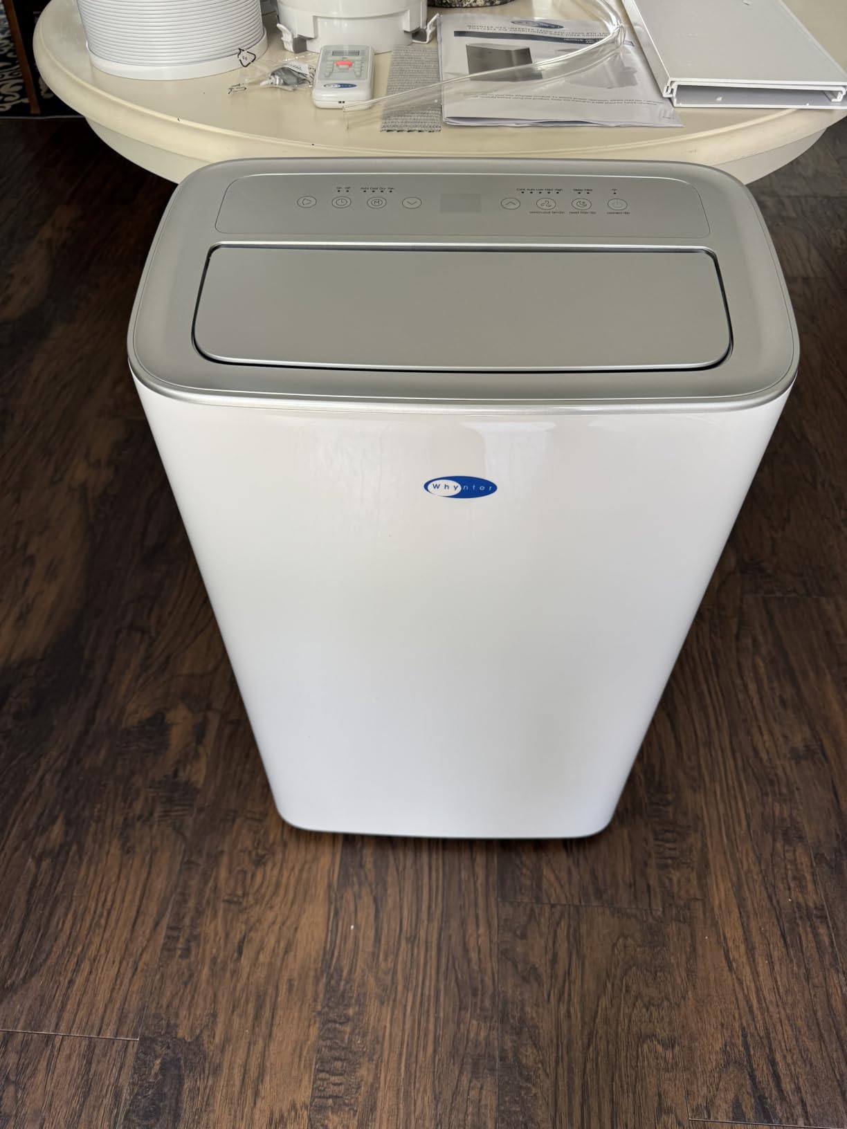 Whynter Portable Air Conditioner 13000 BTU Dual Hose Smart Wi-Fi ARC-1280WX | Full Thermostatic Temperature Control, Cools and Dehumidifies Rooms with Easy Setup, Backed by Whynter Reliability customer photo 2