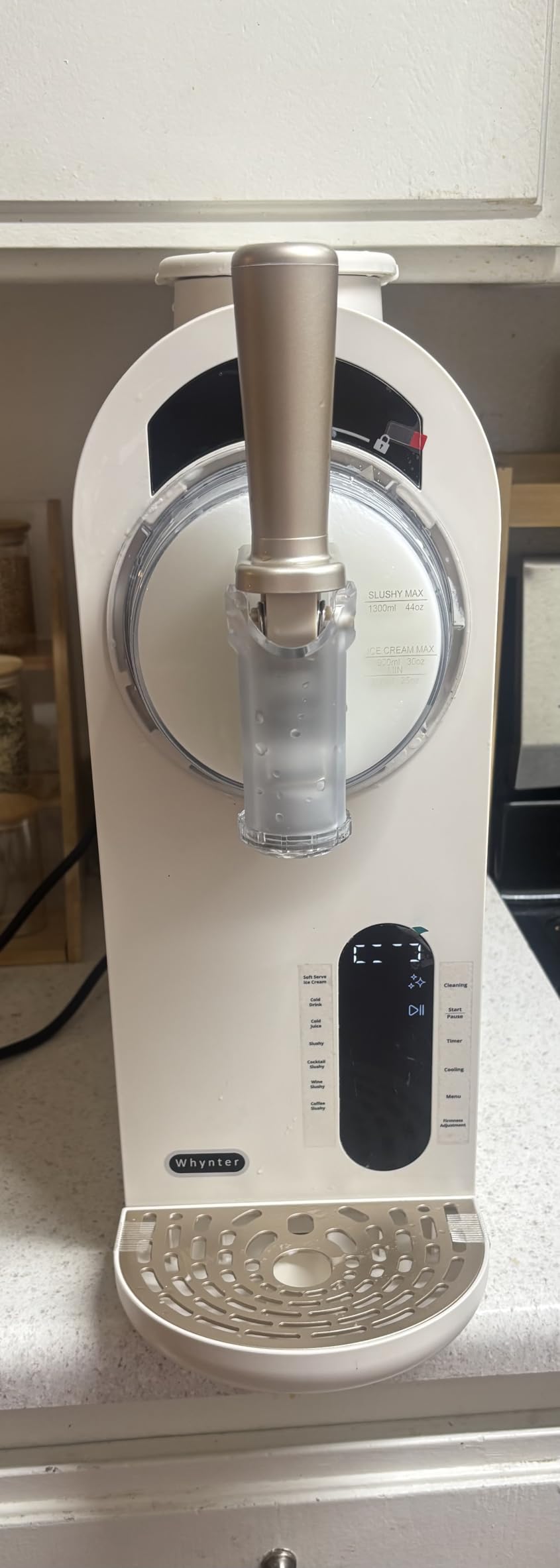 Whynter 7-in-1 Soft Serve Ice Cream Slushy Machine, 1.6 Qt, Compressor | Built In Compressor, No Pre Freezing Needed, LCD Display and Timer, Fresh Homemade Frozen Treats, Trusted Whynter Quality customer photo 2