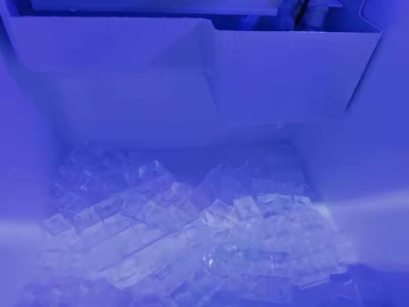 Commercial Ice Maker Machine, 110Lbs/24H Stainless Steel Ice Maker, Under Counter Ice Maker with 33Lbs Storage, 36 Ice Cubes per Cycle, Self-Cleaning,Freestanding,LED Display for Home Bar Restaurant customer photo 1