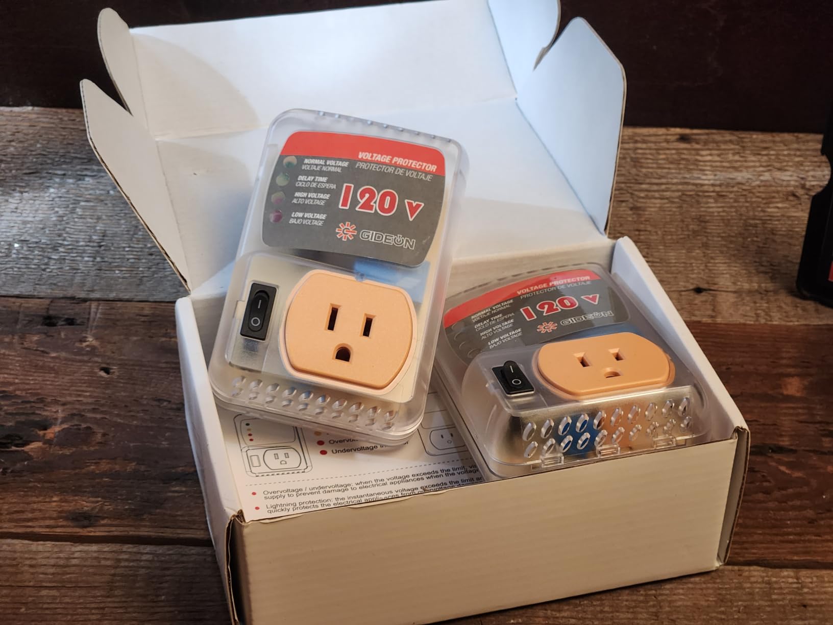 [ETL Listed] GIDEON Appliance Surge Protector, Single Outlet Voltage Protector for Refrigerator, Air Conditioner & Washing Machine, Adjustable Over & Under Voltage Protection, 120V, 15A, 1800W customer photo 1