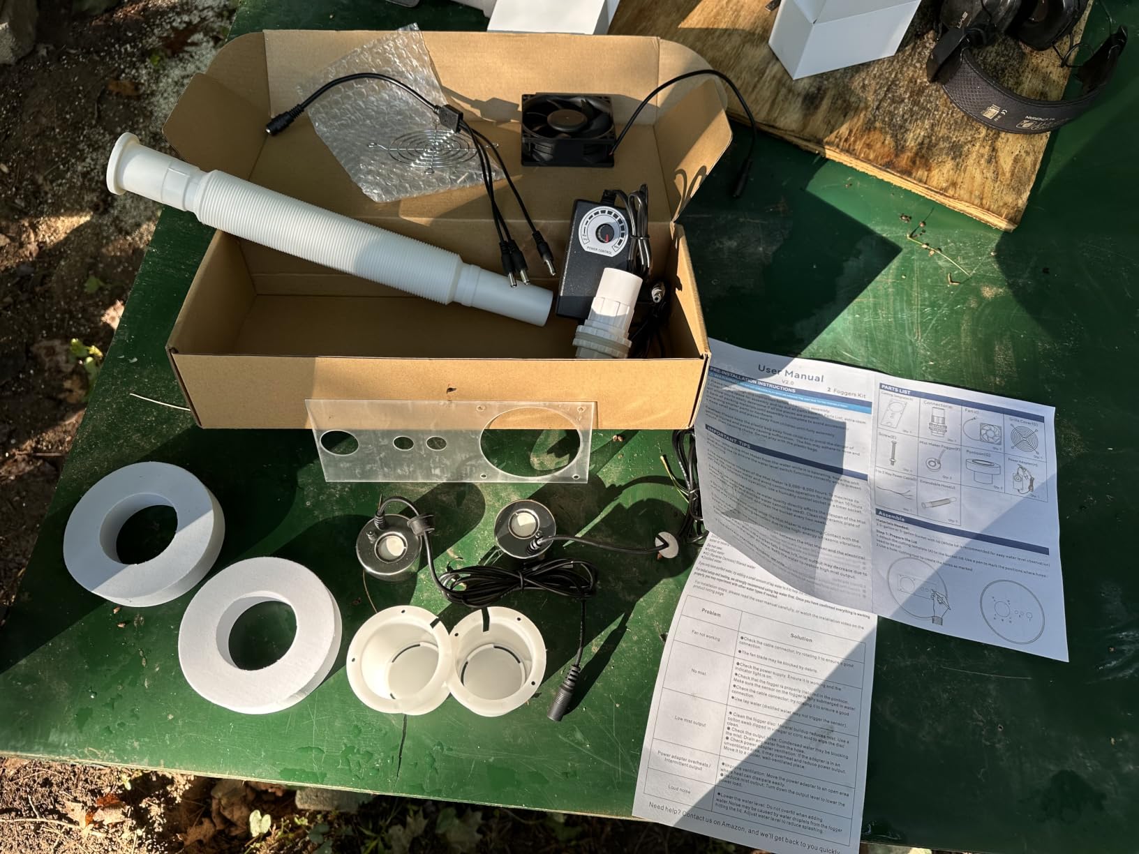 19L Large DIY Humidifier Kit for Plants & Mushrooms (1-Fogger, Normal Mist) | Ideal for Grow Tent, Greenhouse, Terrarium | Turns a 5 Gallon Bucket into Cool Mist Humidifier, Extendable Hose, Long Runtime customer photo 2