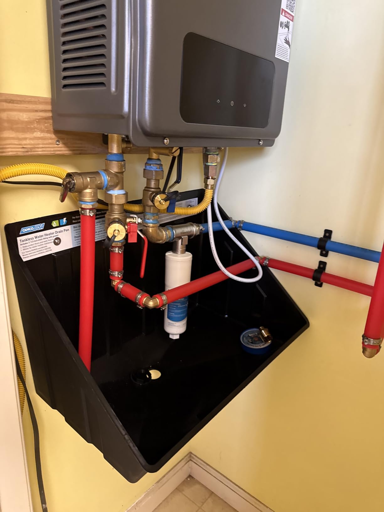 Ranein Condensing Propane Tankless Water Heater Indoor, 120,000 BTU 5.1 GPM On Demand Instant Hot Water Heater, with Anti-Freeze and Smart Touch Control, for 2-3 Bathrooms customer photo 2