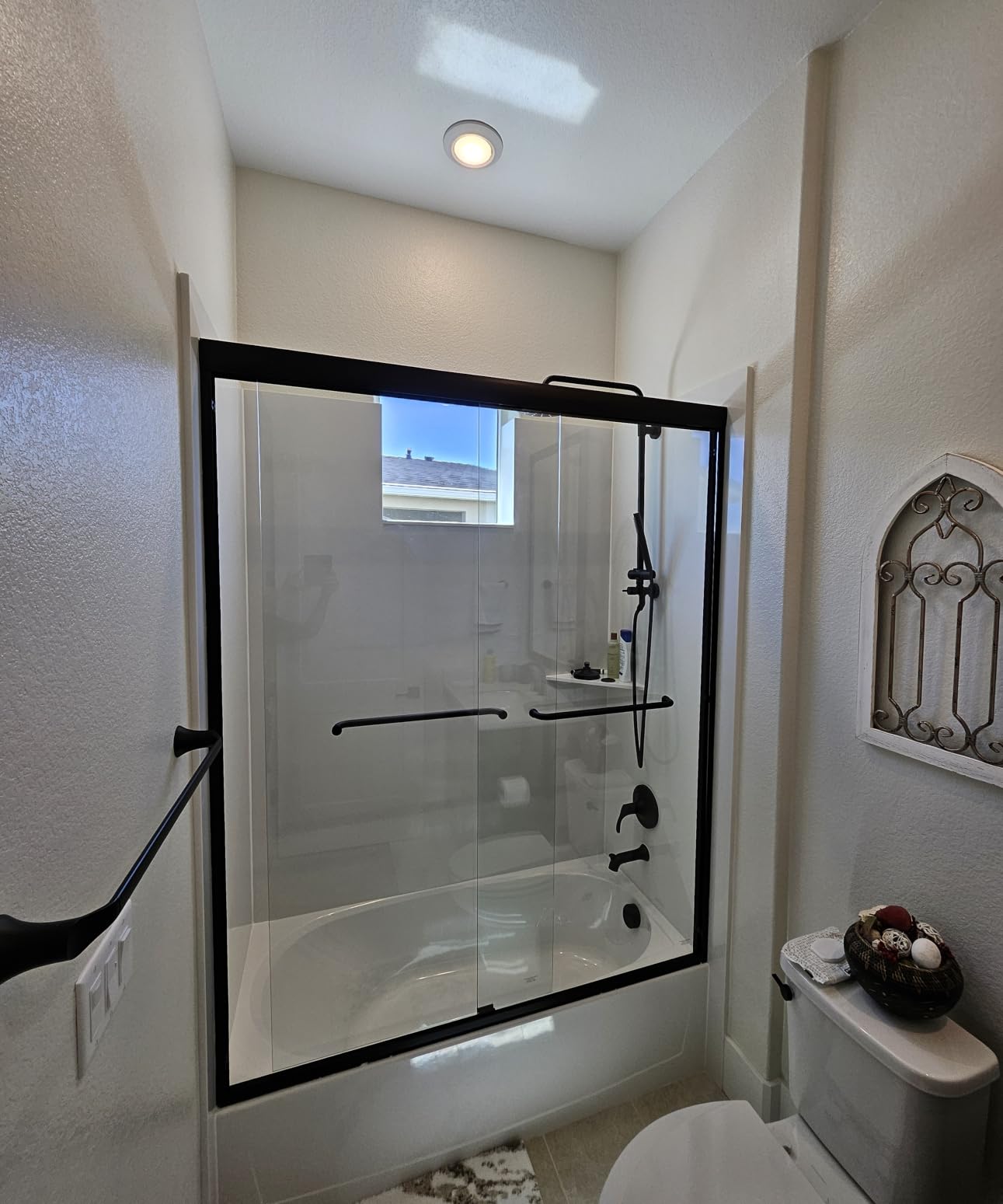Sliding Glass Shower Door, 56-60